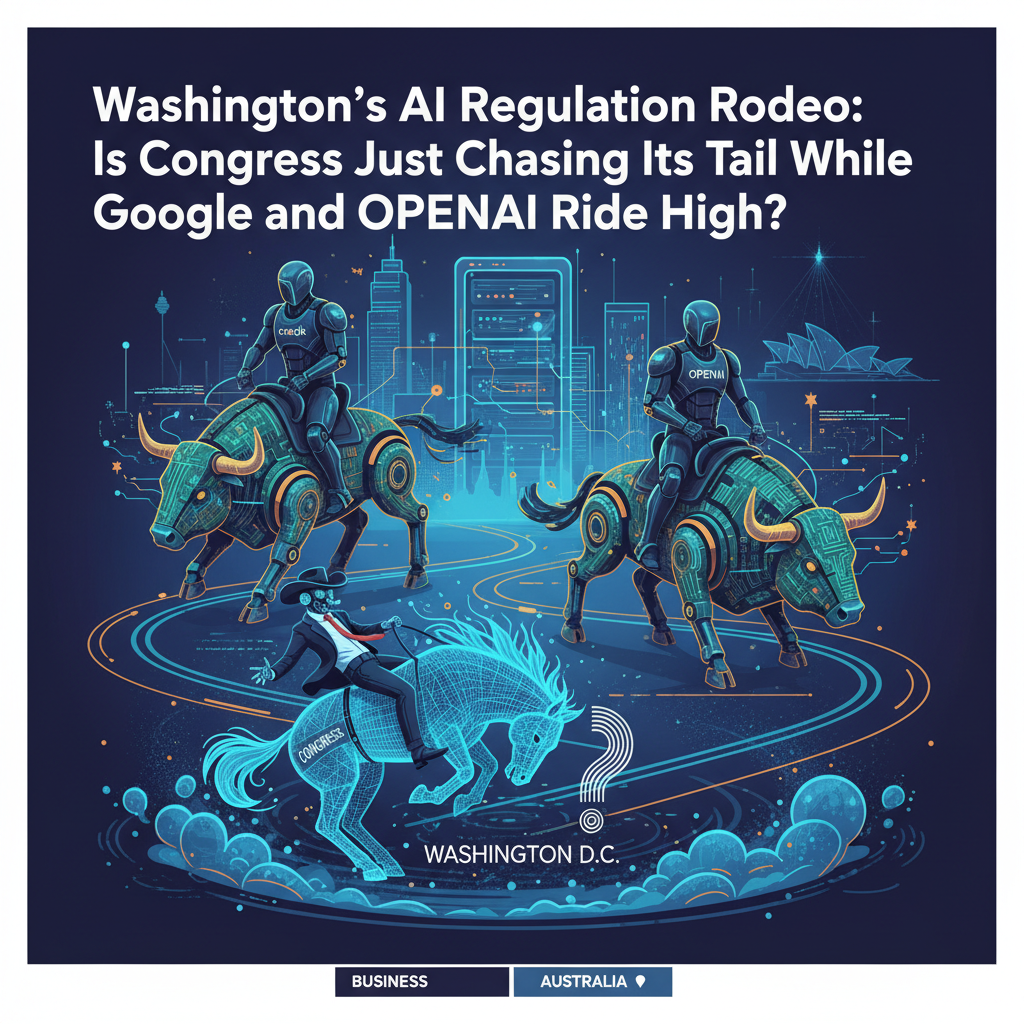 Washington's AI Regulation Rodeo: Is Congress Just Chasing Its Tail While Google and OpenAI Ride High?
