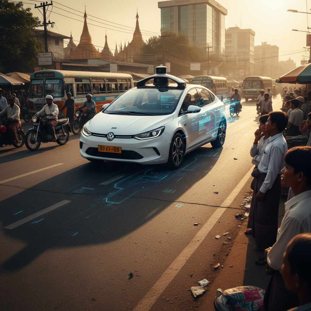 When Google's Waymo Rolls Into Your City: Will Myanmar's Roads Ever See Autonomous Taxis, or Just Their Shadow?