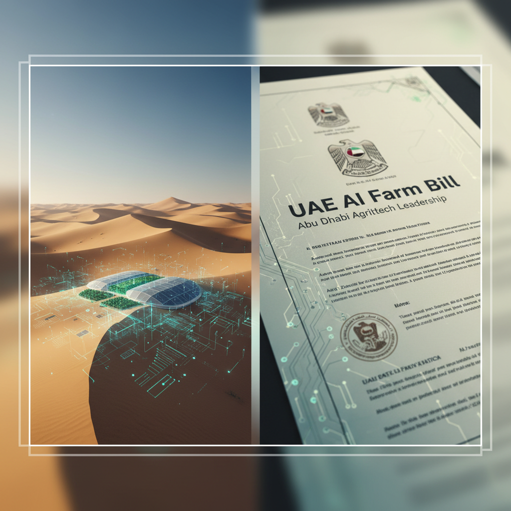 From Desert Sands to Digital Harvest: How UAE's New AI Farm Bill Positions Abu Dhabi as a Global Agritech Leader