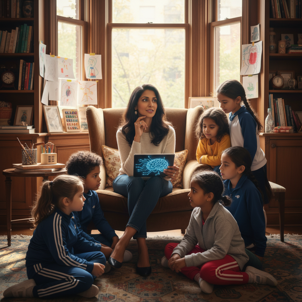 From a Brooklyn Brownstone to a $500 Million Valuation: How Maya Sharma Built 'Veritas Kids' to Shield Our Children from AI's Dark Side