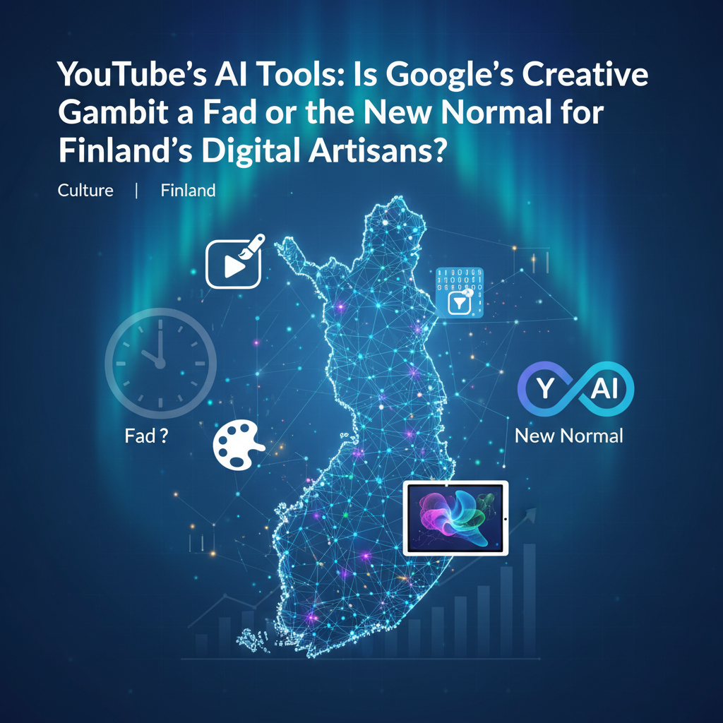 YouTube's AI Tools: Is Google's Creative Gambit a Fad or the New Normal for Finland's Digital Artisans?