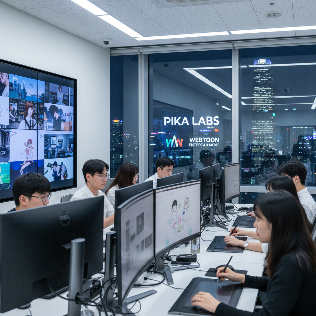 Pika Labs' Hollywood Dreams: Why South Korea's Webtoon Giants See a Different AI Video Future