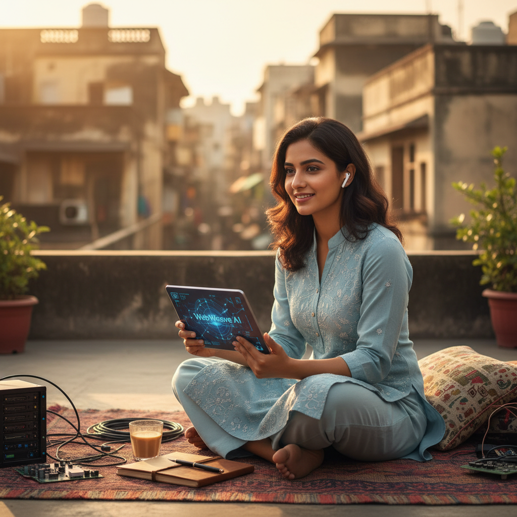 From Hyderabad's Lanes to the Global Web: How Anya Sharma's 'WebWeave AI' Is Making Every Website Speak AI