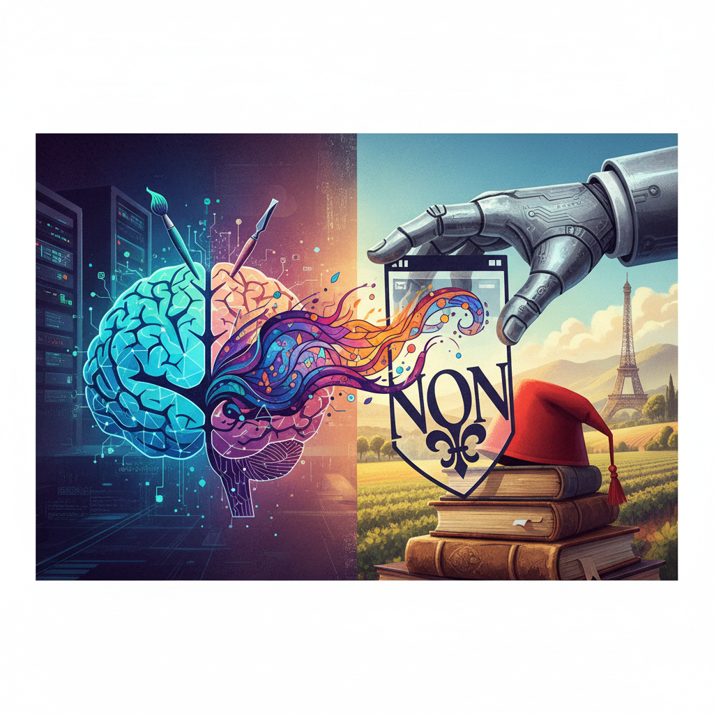 When Silicon Valley's AI Creates, Who Owns the Soul of the Art? France Says Non to Corporate Plunder