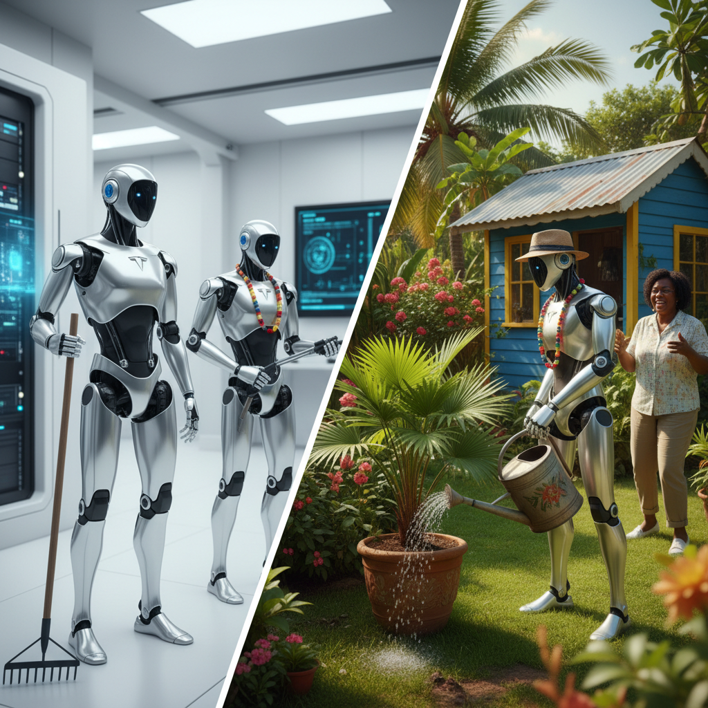 Elon Musk's Optimus and Figure AI: Are Robots the New Workforce, or Just a Fancy Yard Ornament for Jamaica?