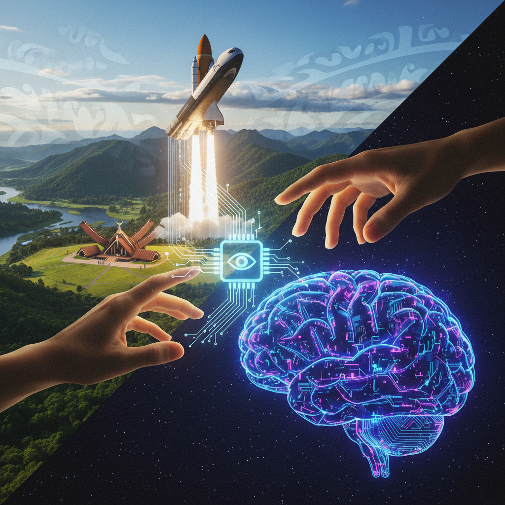 From Aotearoa's Skies to the Stars: How AI in Space Exploration Challenges Our Human Connection, Not Just Our Data