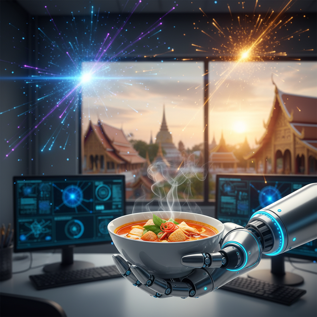From the LHC's Cosmic Collisions to Chiang Mai's Curry: How AI is Unraveling the Universe's Deepest Secrets