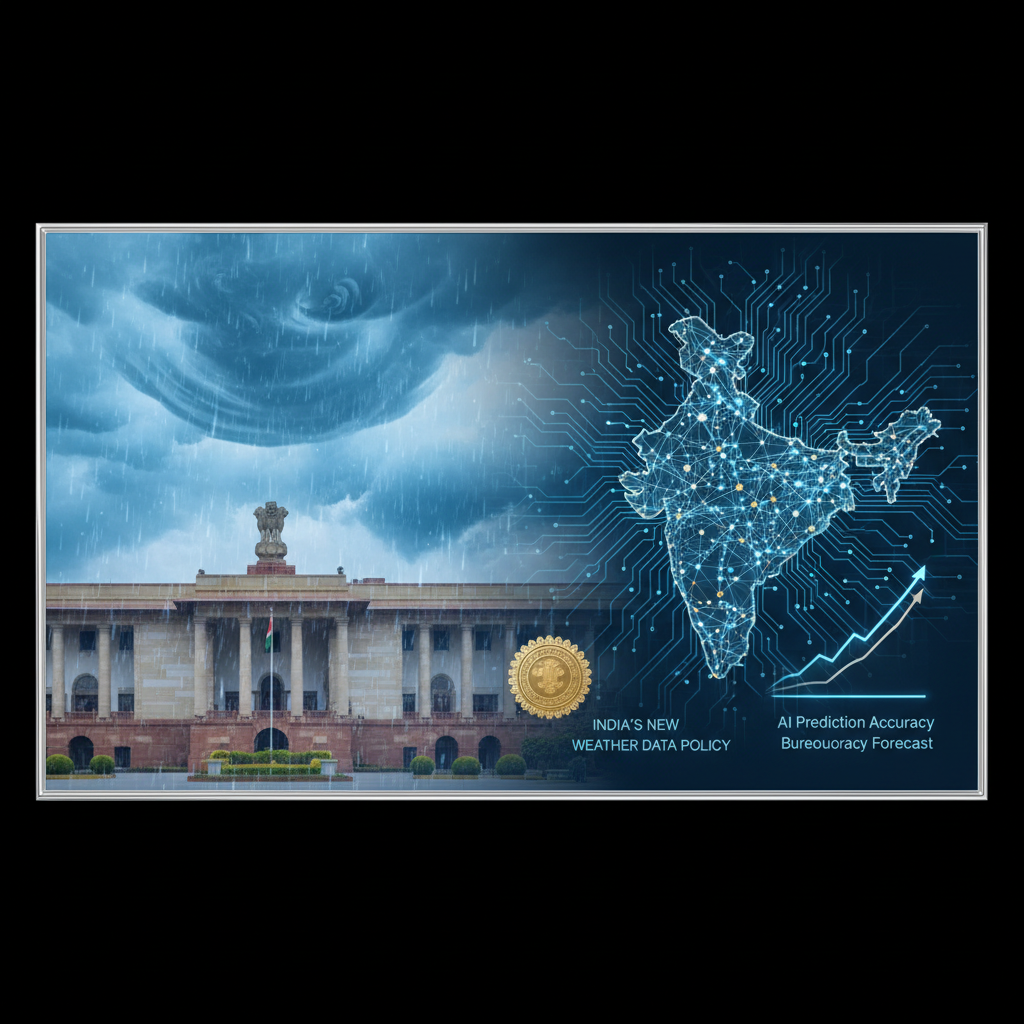 When AI Predicts Monsoon Better Than Bureaucracy: India's New Weather Data Policy and the Silicon Valley Storm