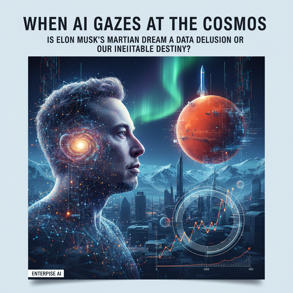 When AI Gazes at the Cosmos: Is Elon Musk's Martian Dream a Data Delusion or Our Inevitable Destiny?