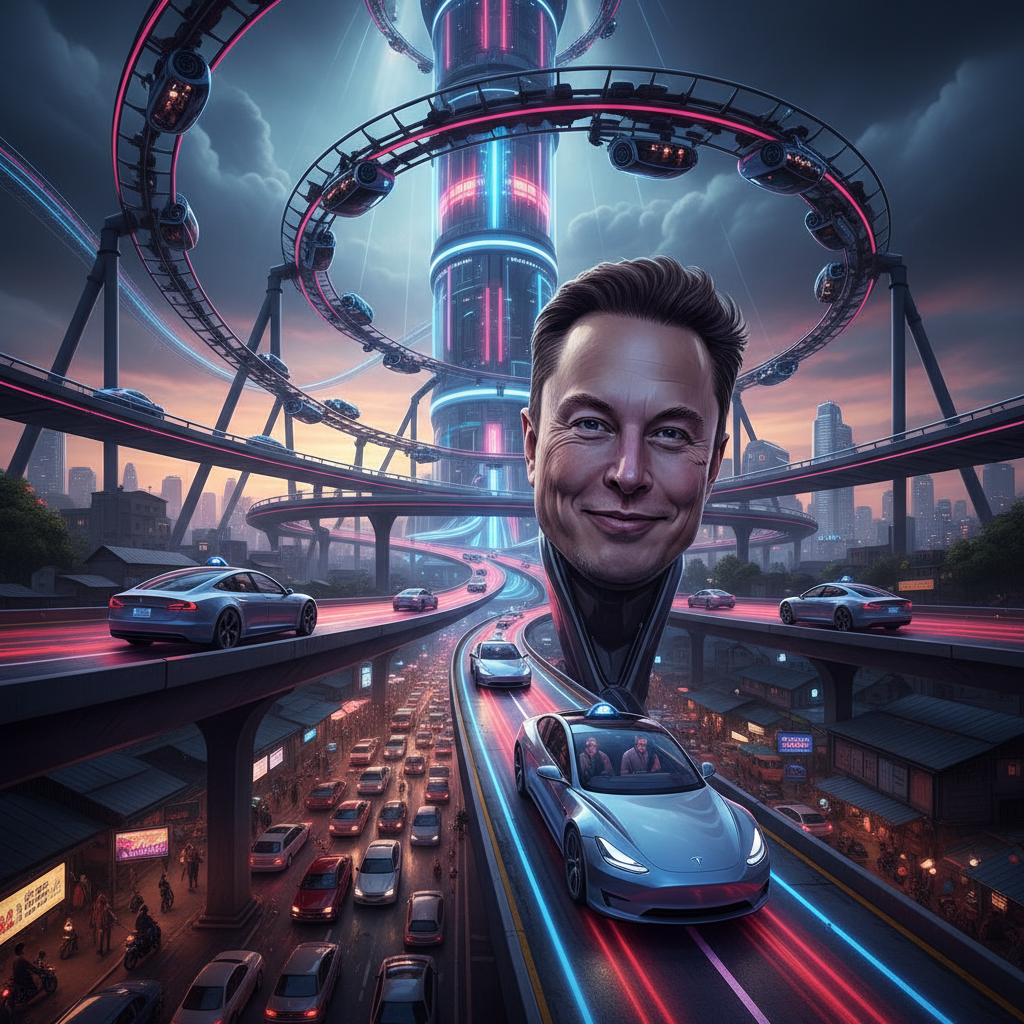 Elon Musk's Robotaxi Dreams: Will Bangkok's Traffic Jams Become a Tesla Theme Park, or Just a Bigger Headache?