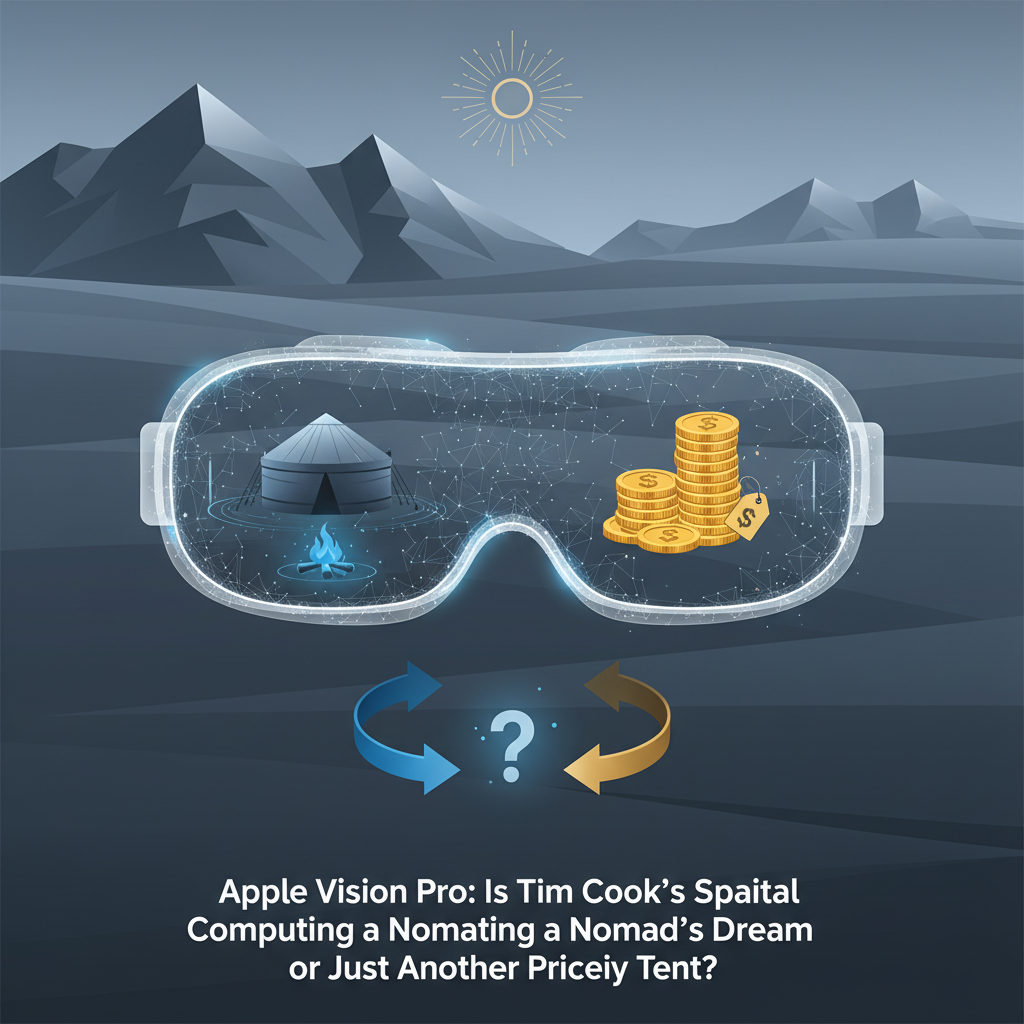 Apple Vision Pro: Is Tim Cook's Spatial Computing a Nomad's Dream or Just Another Pricey Tent?
