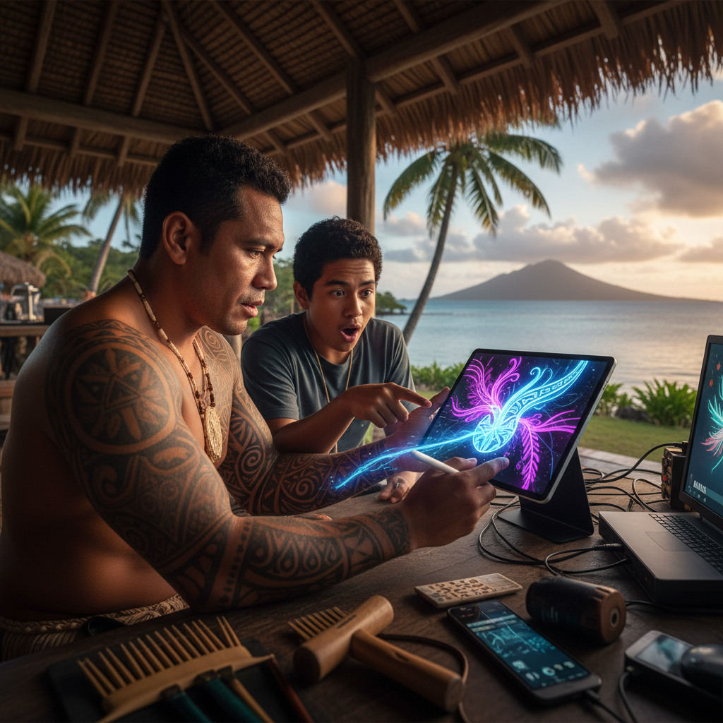 From Tahitian Tattoos to Digital Dreams: How Adobe Firefly is Redefining Art in Our Islands