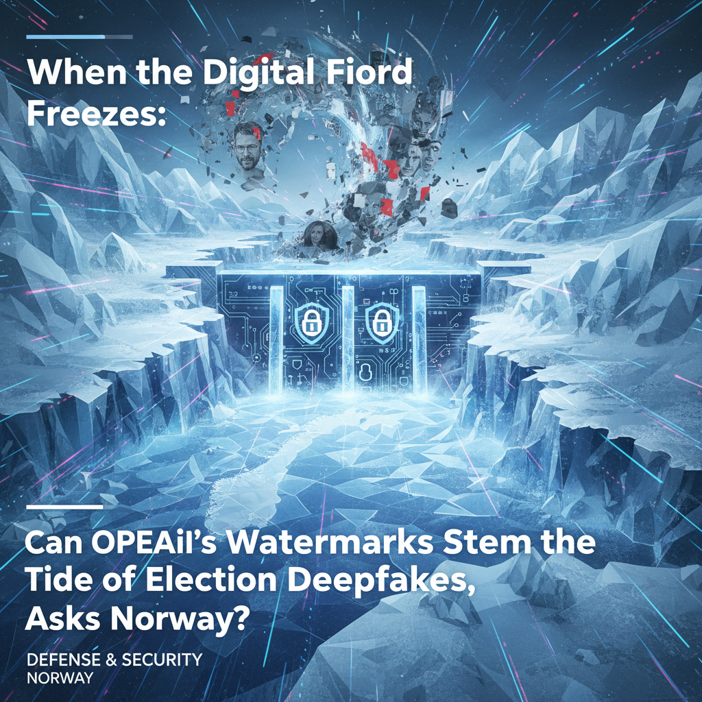 When the Digital Fjord Freezes: Can OpenAI's Watermarks Stem the Tide of Election Deepfakes, Asks Norway?