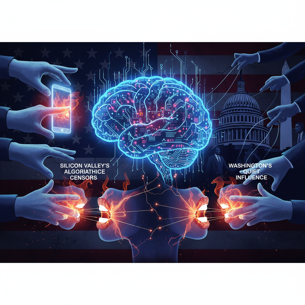 From Silicon Valley's Algorithmic Censors to Washington's Quiet Influence: How AI Reshapes Free Speech in America