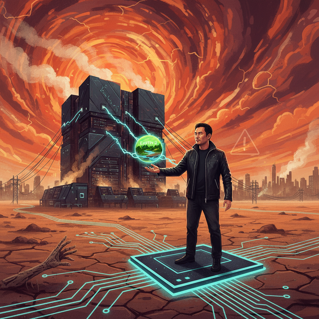 NVIDIA's Climate Gambit: Can Jensen Huang's Earth-2 Avert a Desert Dystopia, or Just Accelerate the AI Energy Crisis?