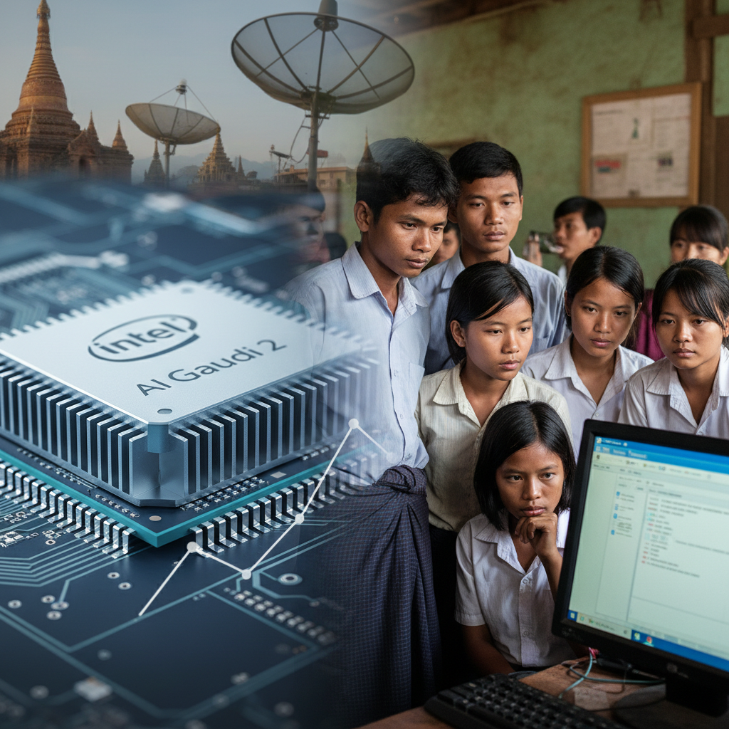 Intel's Chip Gambit: Can Gaudi Accelerators Level the AI Field for Nations Like Myanmar?