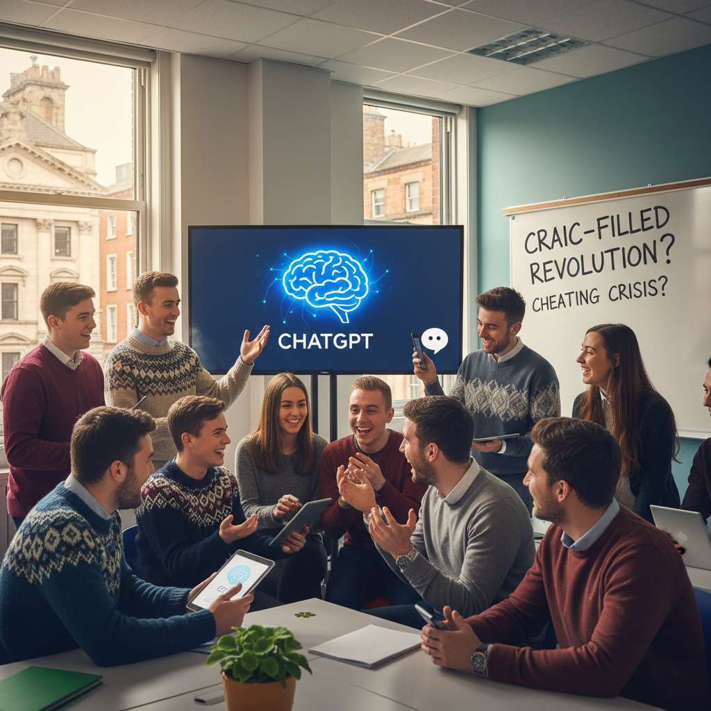 When ChatGPT Lands in the Classroom: Is It a Cheating Crisis or a Craic-Filled Revolution for Irish Education?