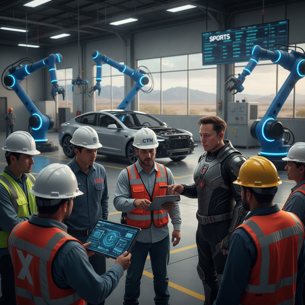 When AI Comes to the Maquiladoras: Can Mexico's Ctm and Elon Musk's Tesla Find a Common Ground?