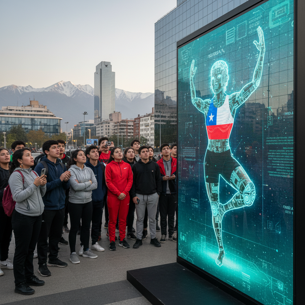 When the Digital Mirror Stares Back: NVIDIA's GPUs and the Rise of AI Idols in Chile's Social Sphere