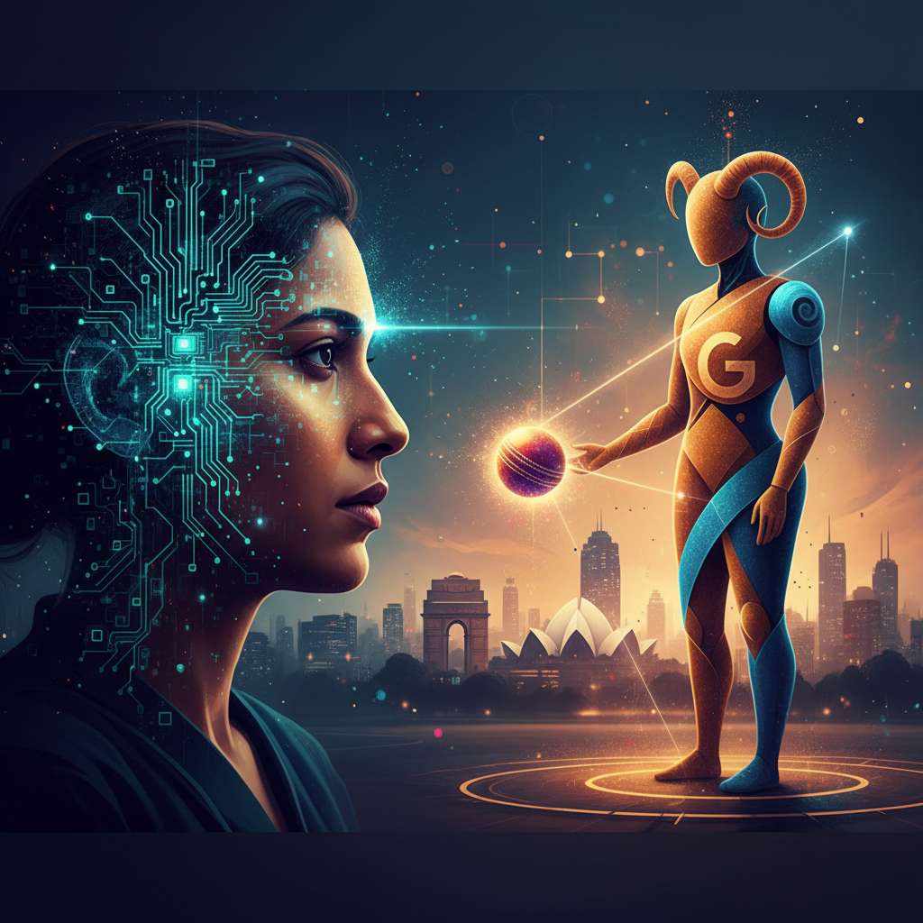 When AI Becomes the Umpire: How Google's Gemini and Meta's Llama are Shaping India's Digital Discourse