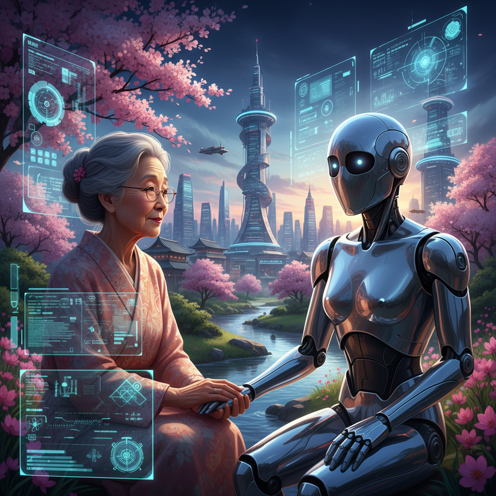 When AGI Arrives: How Japan's Elders May Find New Companionship, Not Just Efficiency, in the Global Race