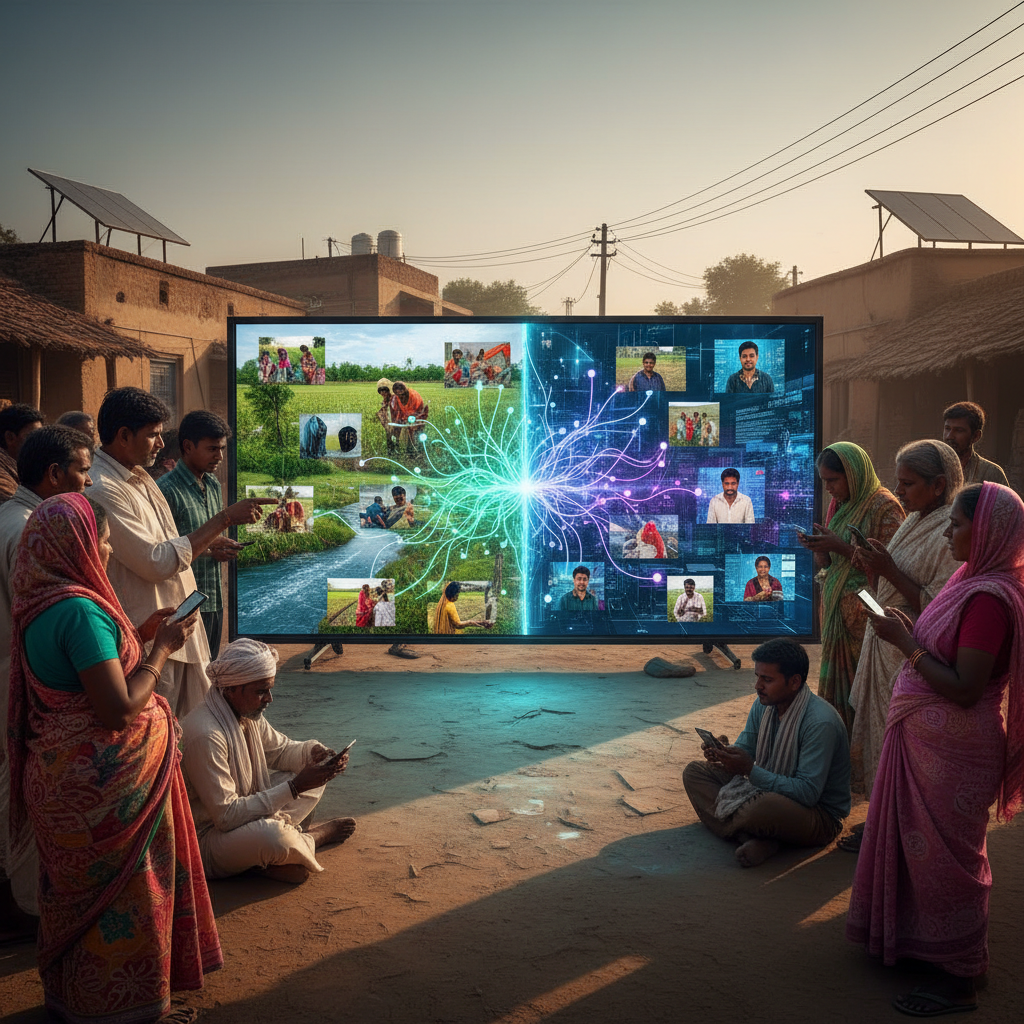 Meta's Reels AI: Is the Algorithm Building Bridges or Echo Chambers in India's Villages?