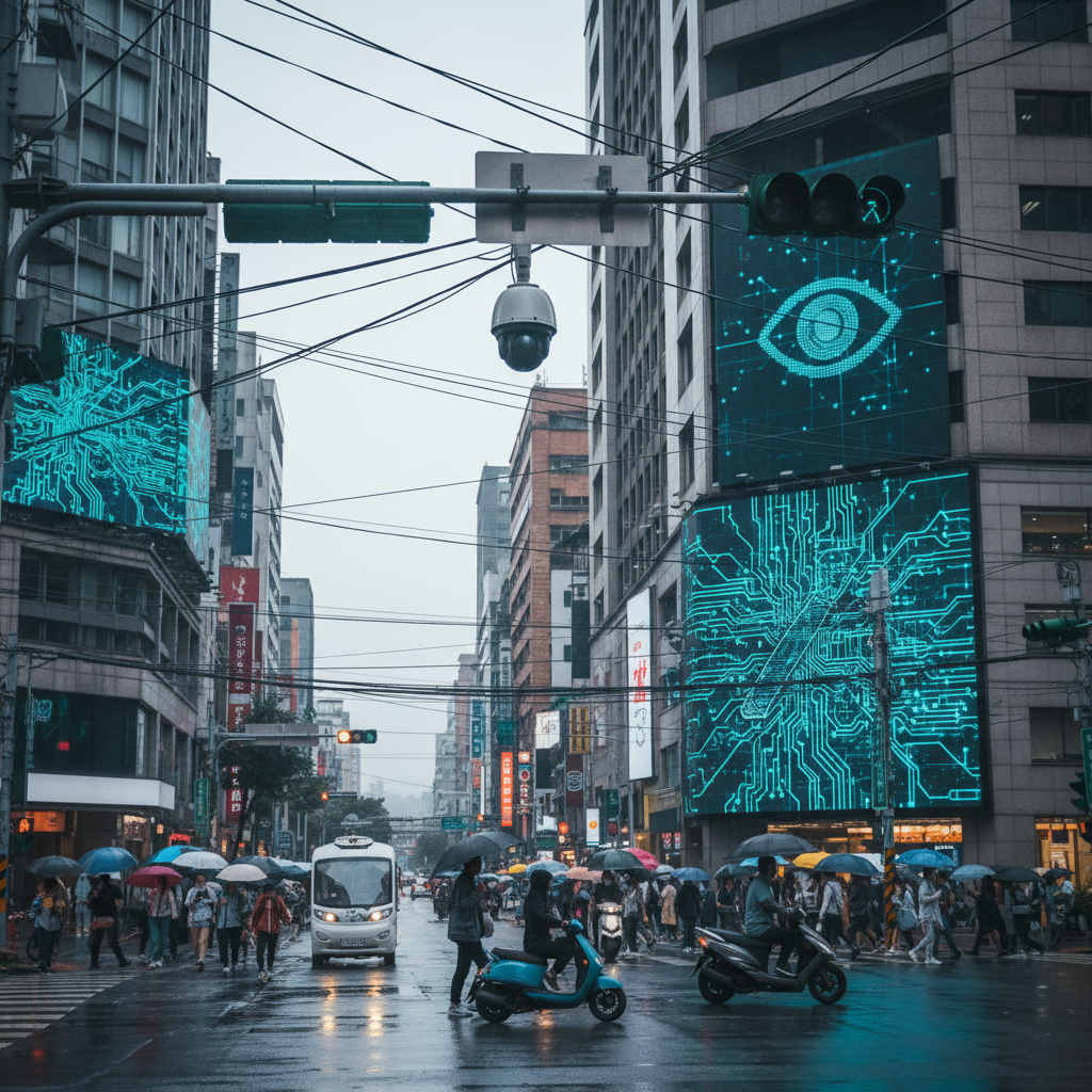 When AI's Eye Meets Taipei's Streets: Deconstructing the Smart City Surveillance Paradox