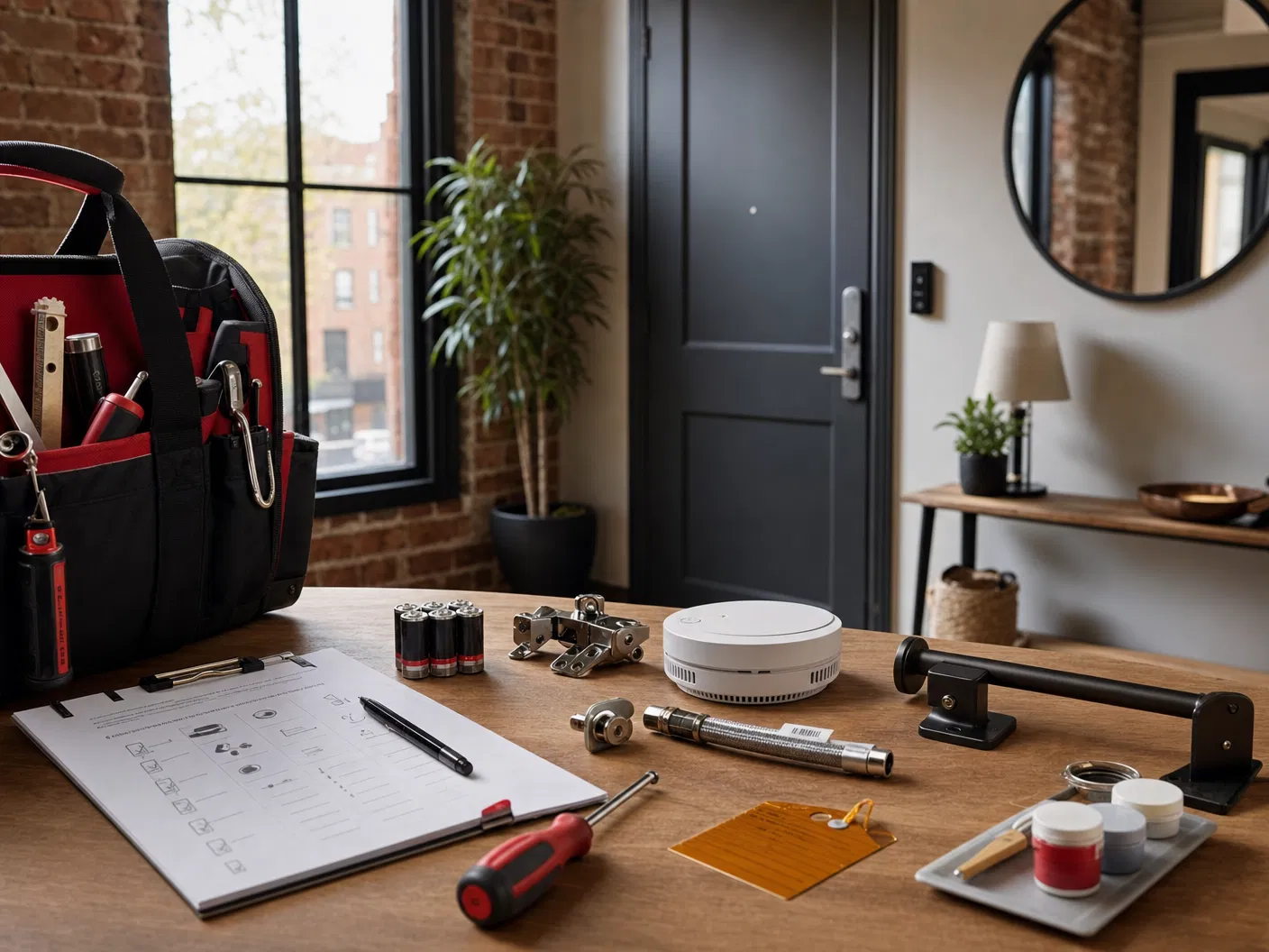 Short-term rental turnover repair tools and checklist