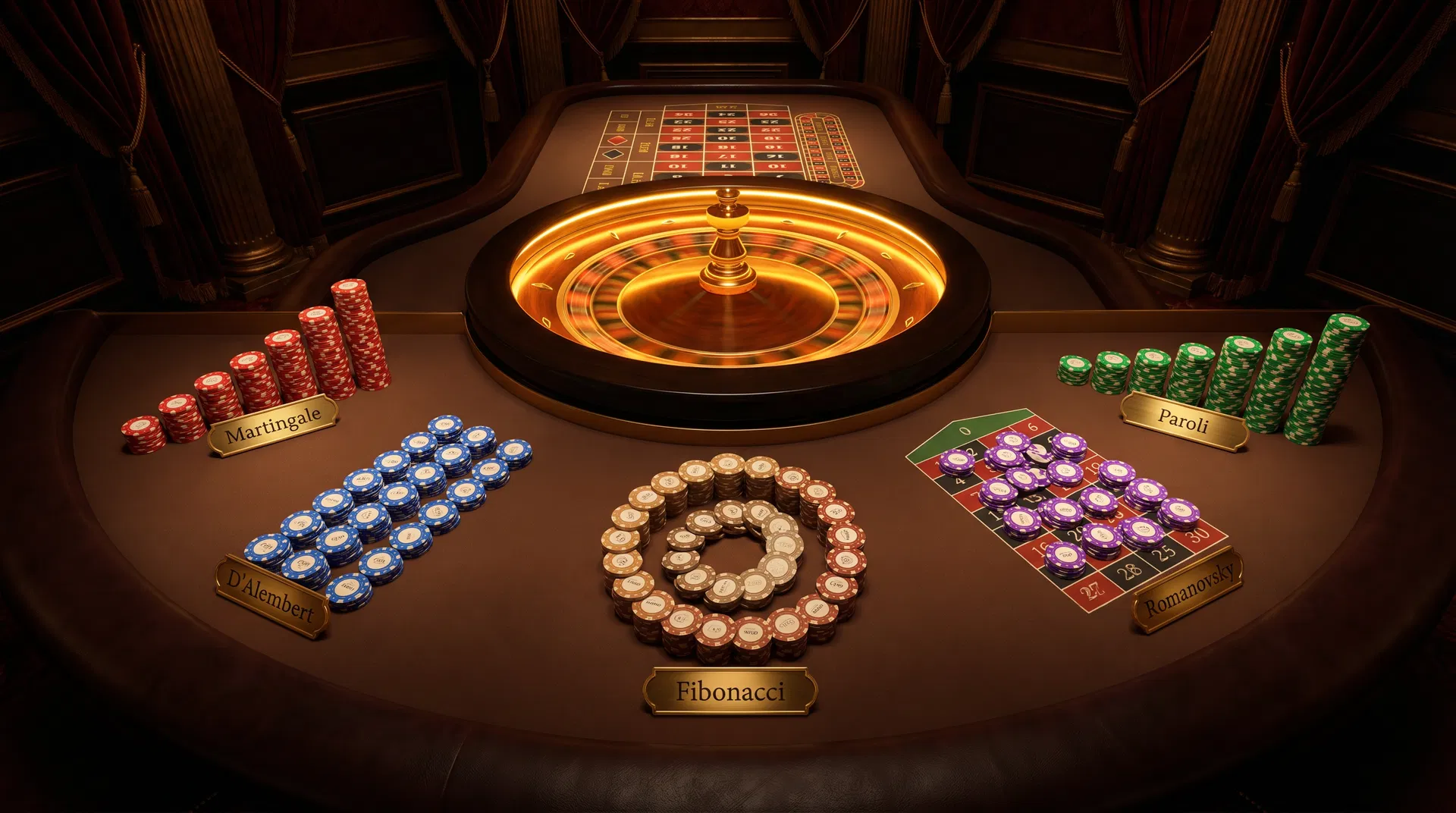 Confronto sistemi roulette 2026 - Martingale, Fibonacci, Romanovsky, Saltonacci
