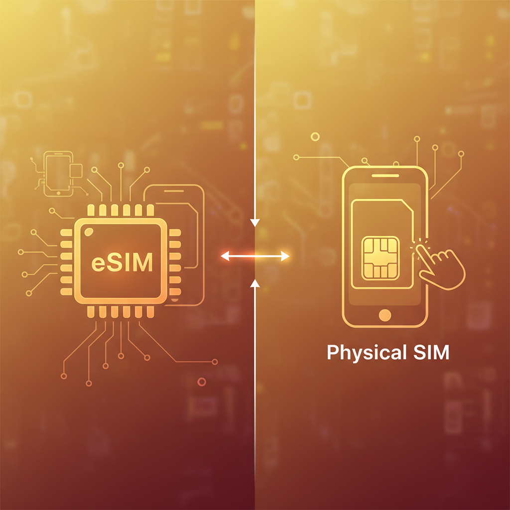 eSIM vs Physical SIM: What’s the Difference and Which One Should You Use?