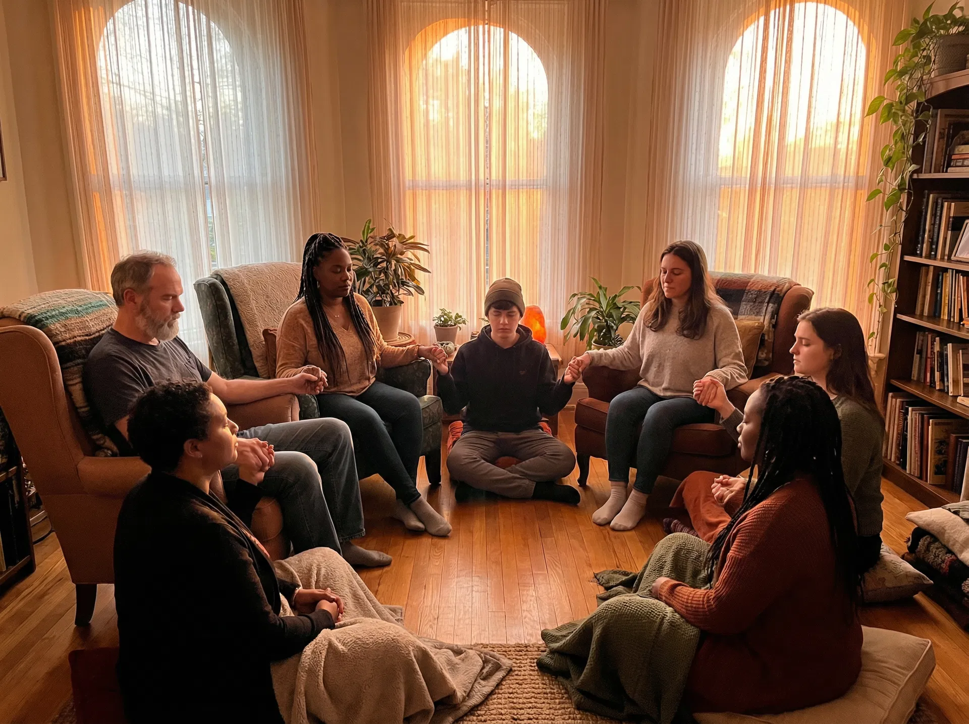 Supportive community in prayer