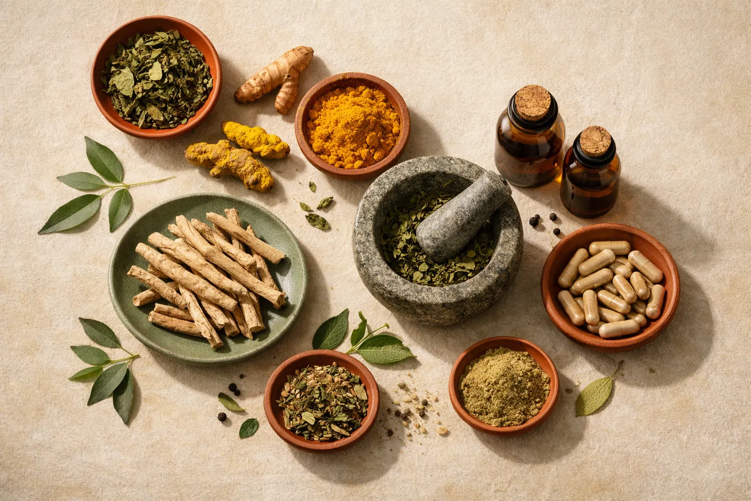 Ayurvedic herbs and supplements