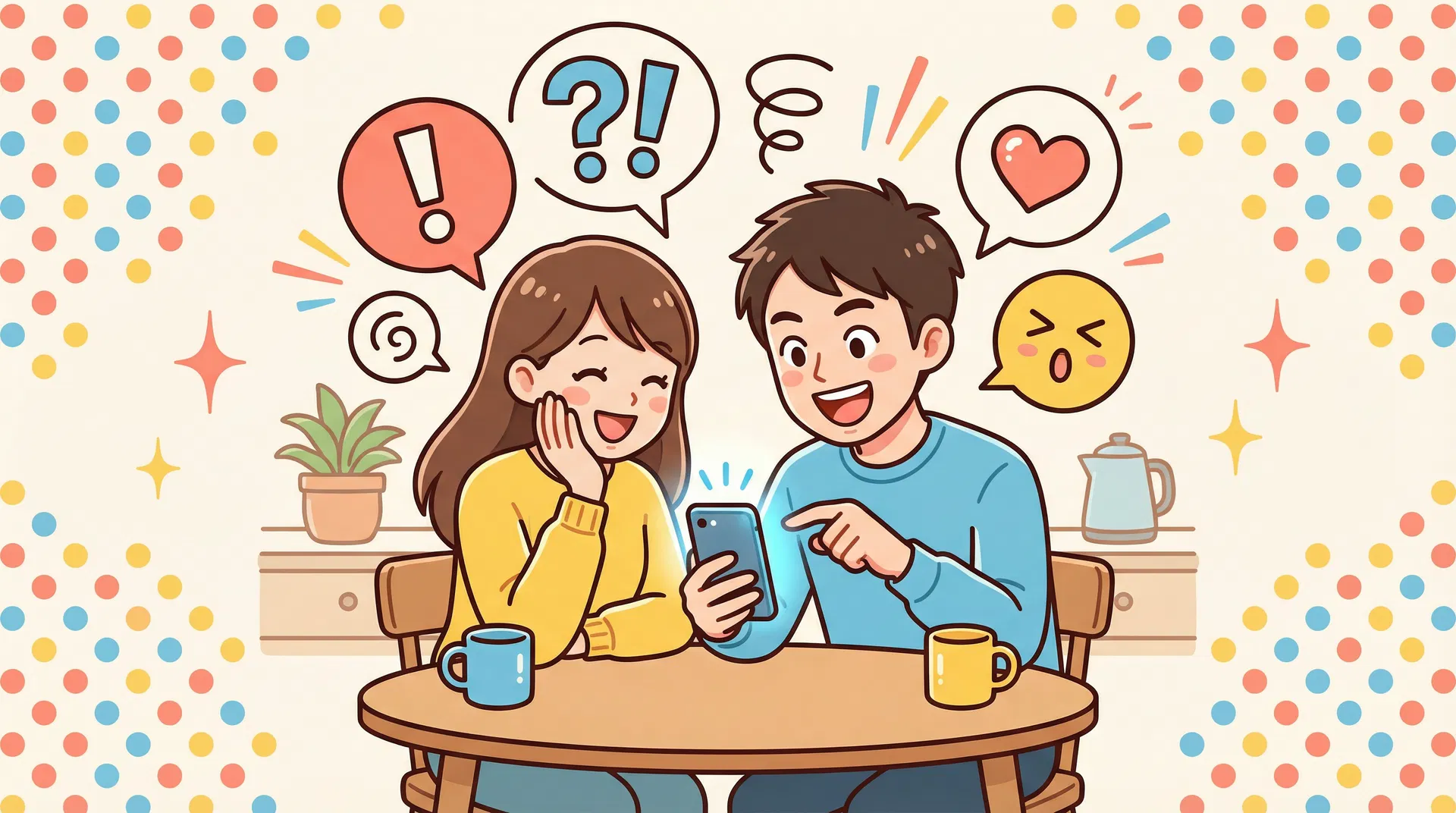 夫婦のイラスト