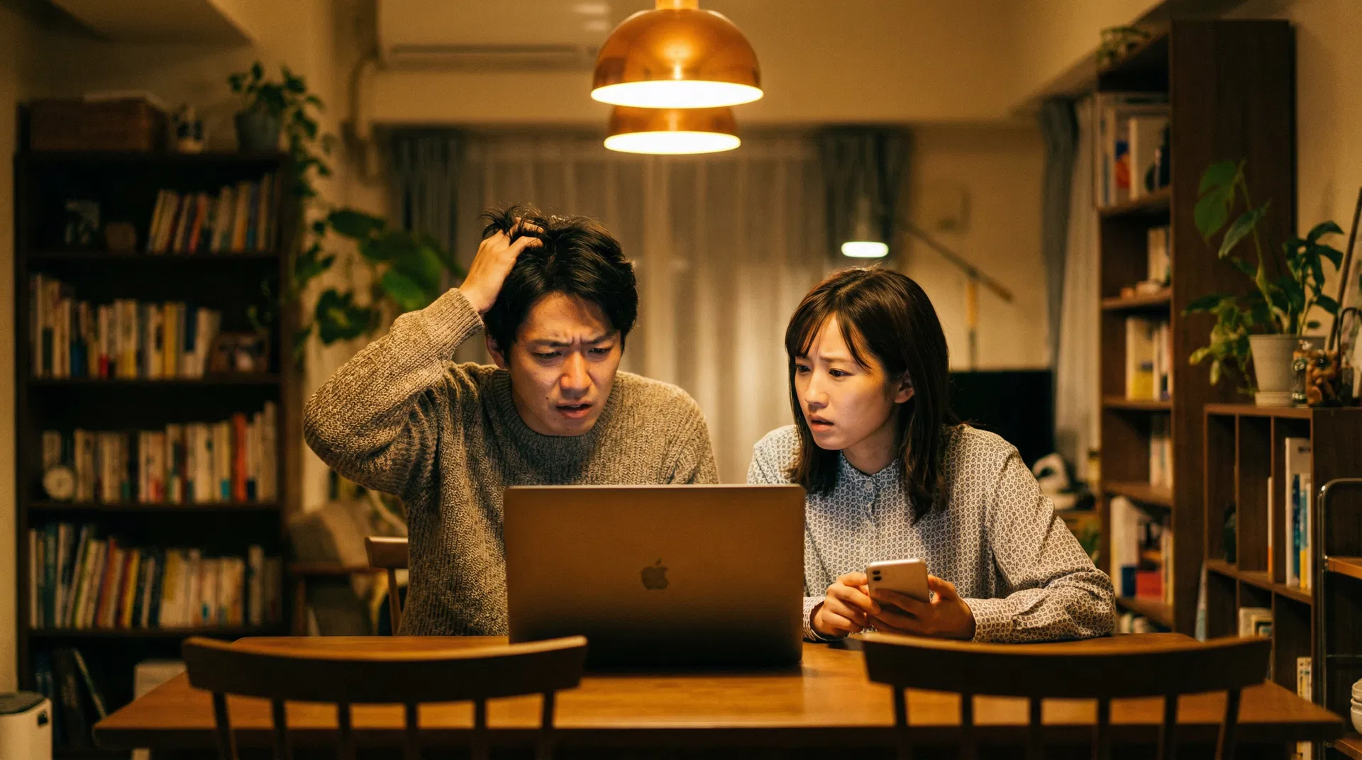 パスワードで困る夫婦