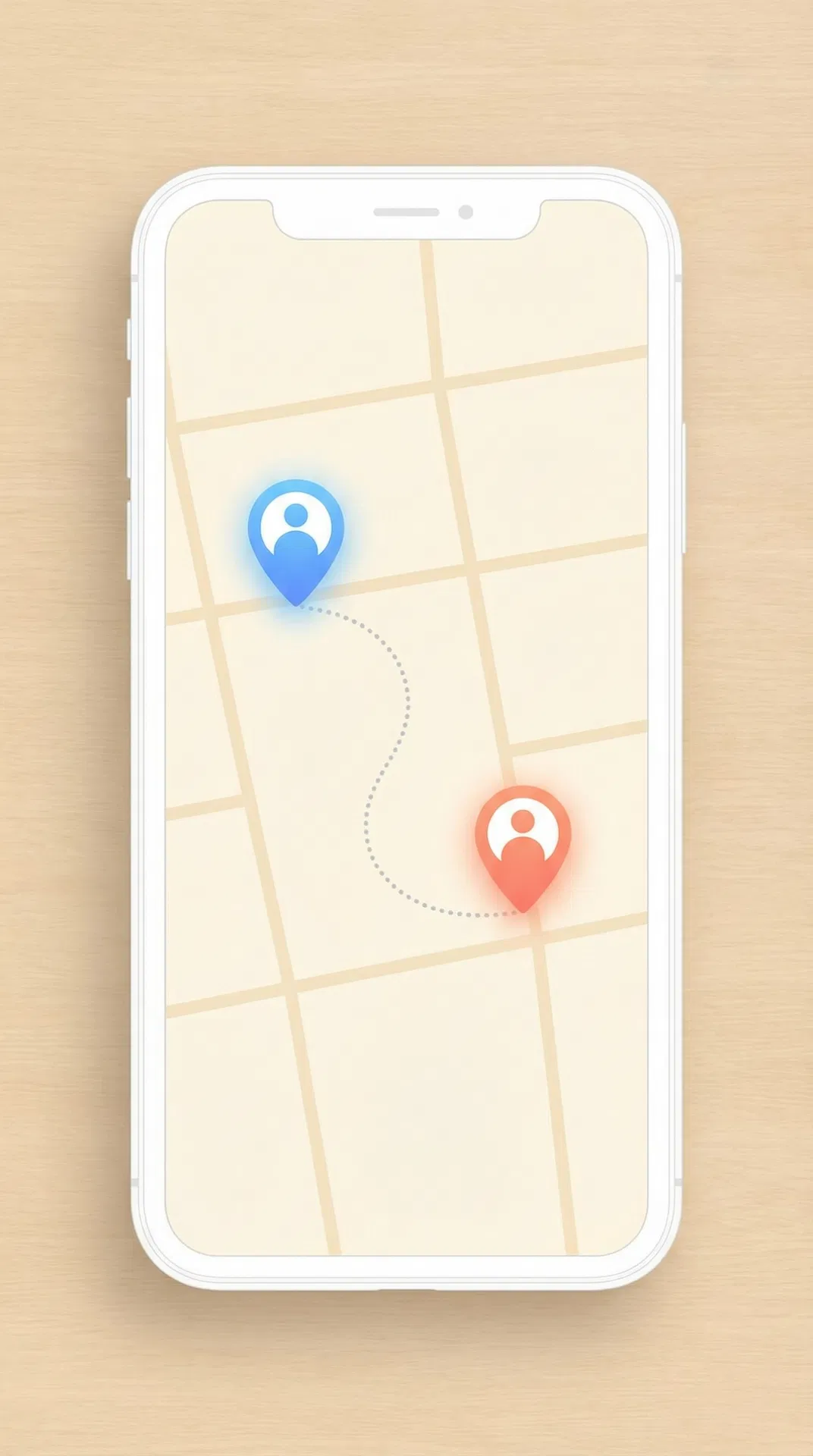 ファミリーバンク位置共有画面