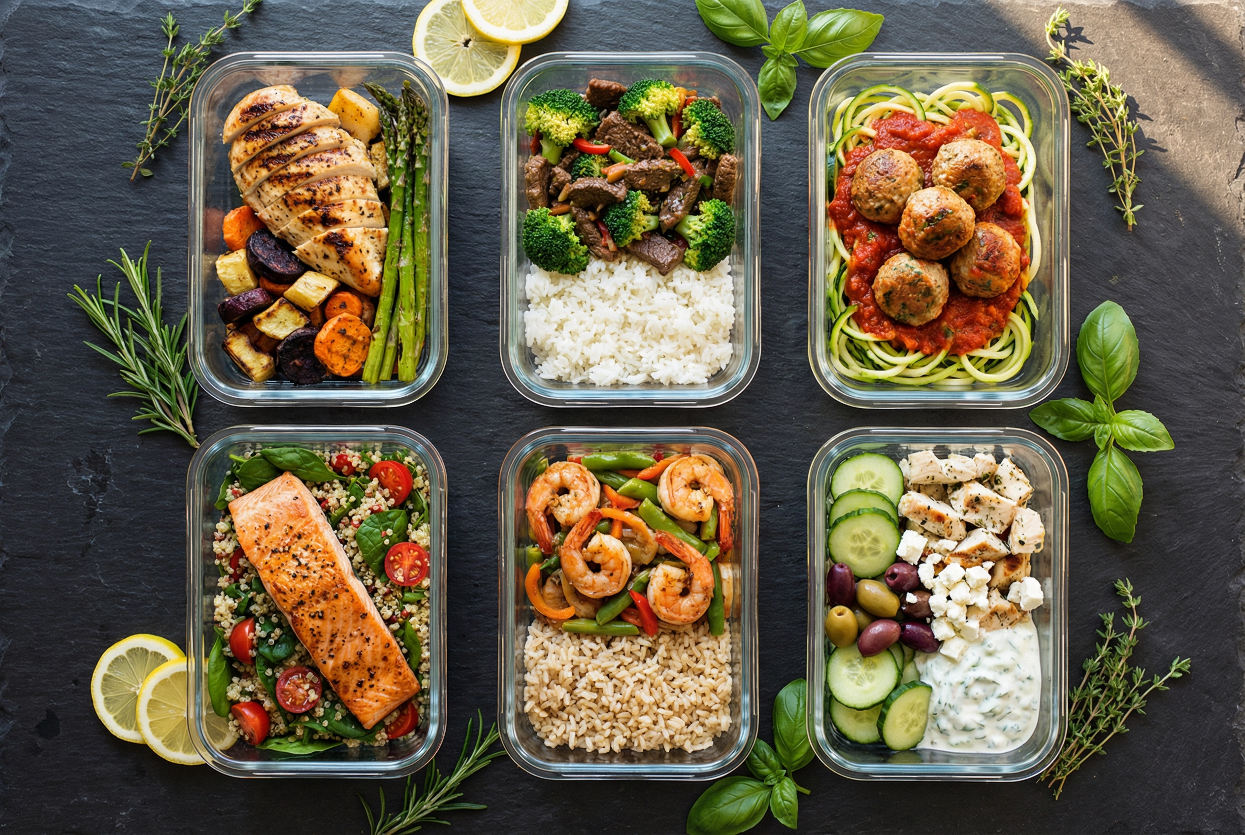 This week's meal prep menu