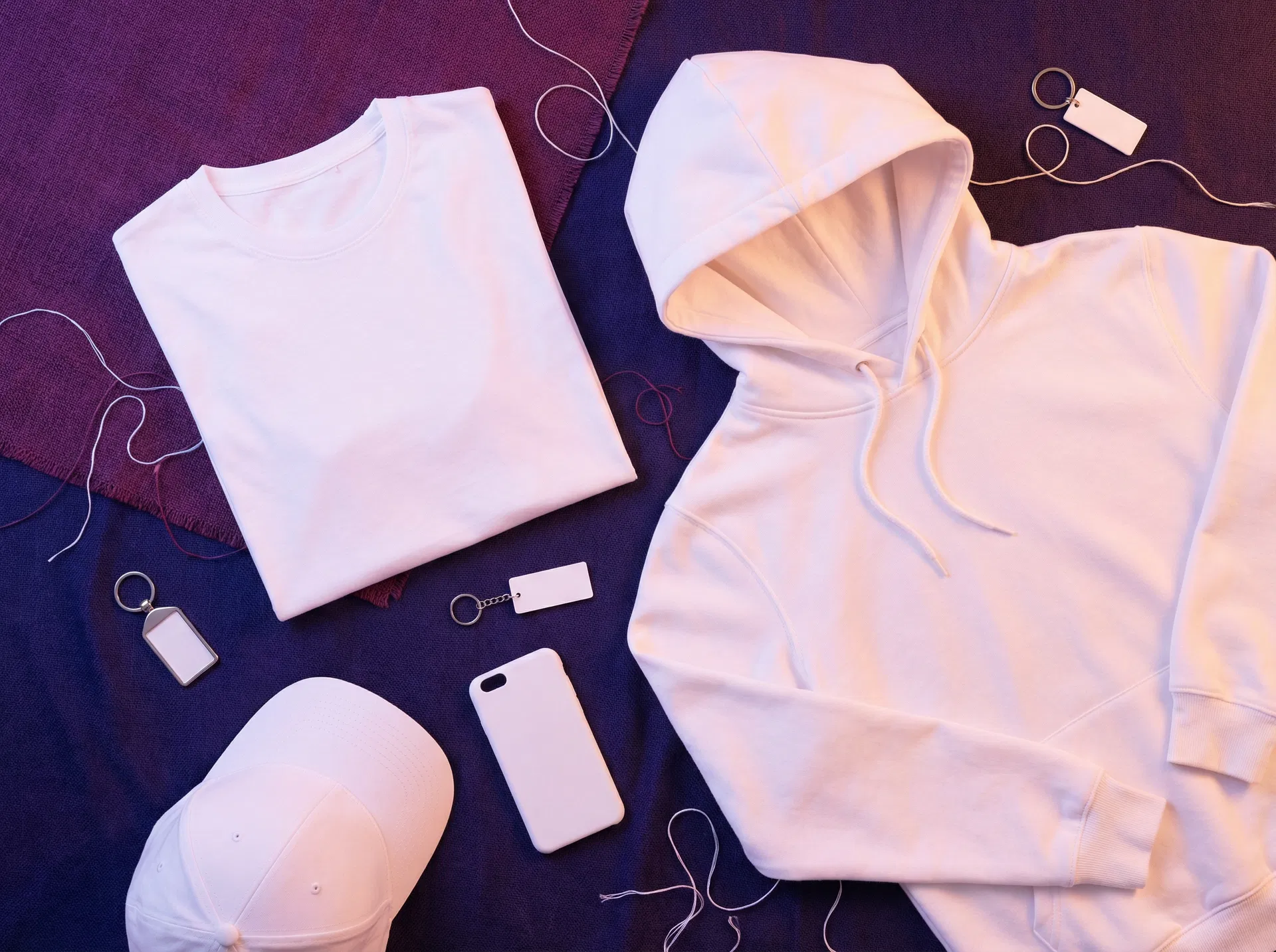 MerchDrop produkter — t-shirts, hoodies, kepsar och mobilskal