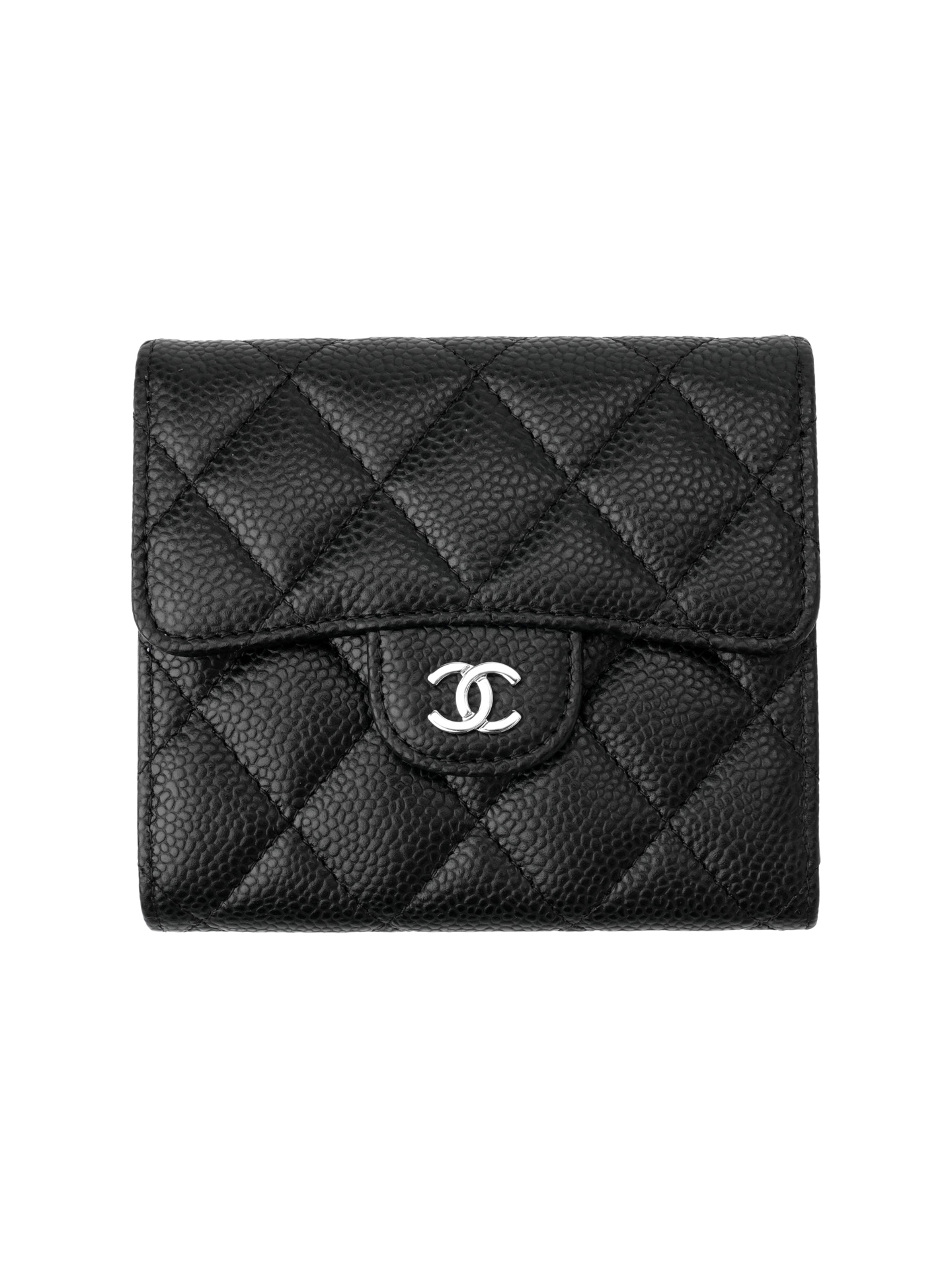 Trifold Short Wallet & Silver Buckle