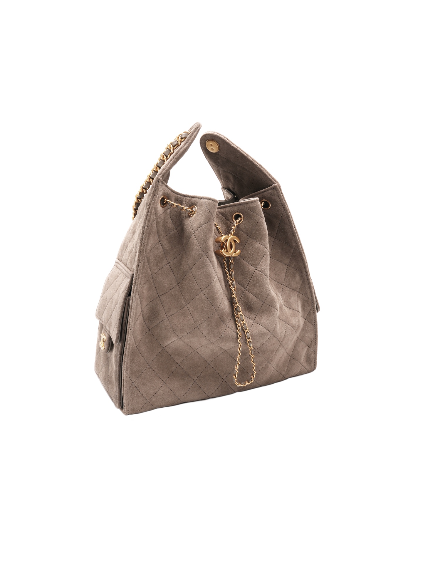 25C Suede Gray Hobo & Medium