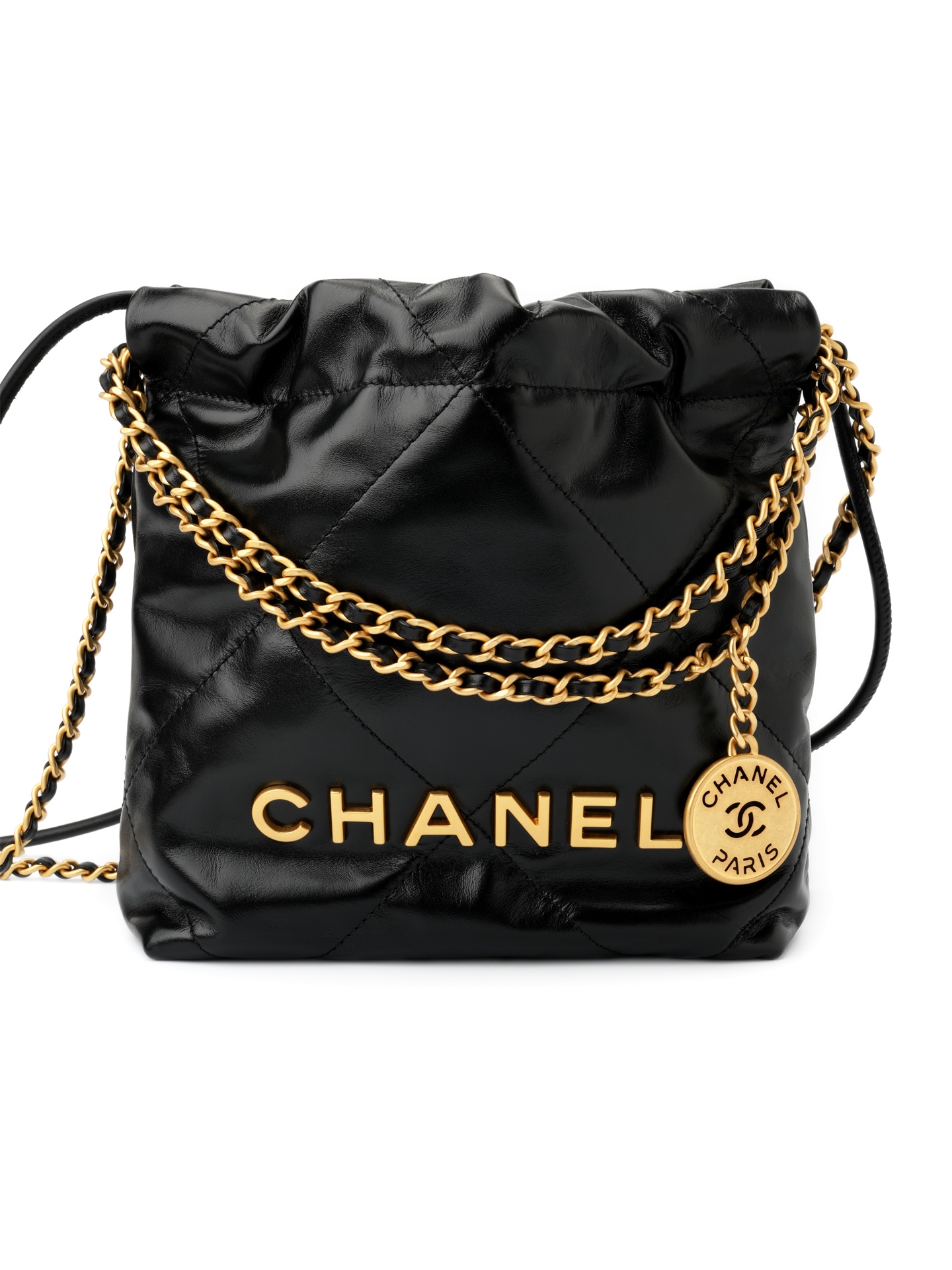 22 Bag Trash Bags Mini & Black Gold