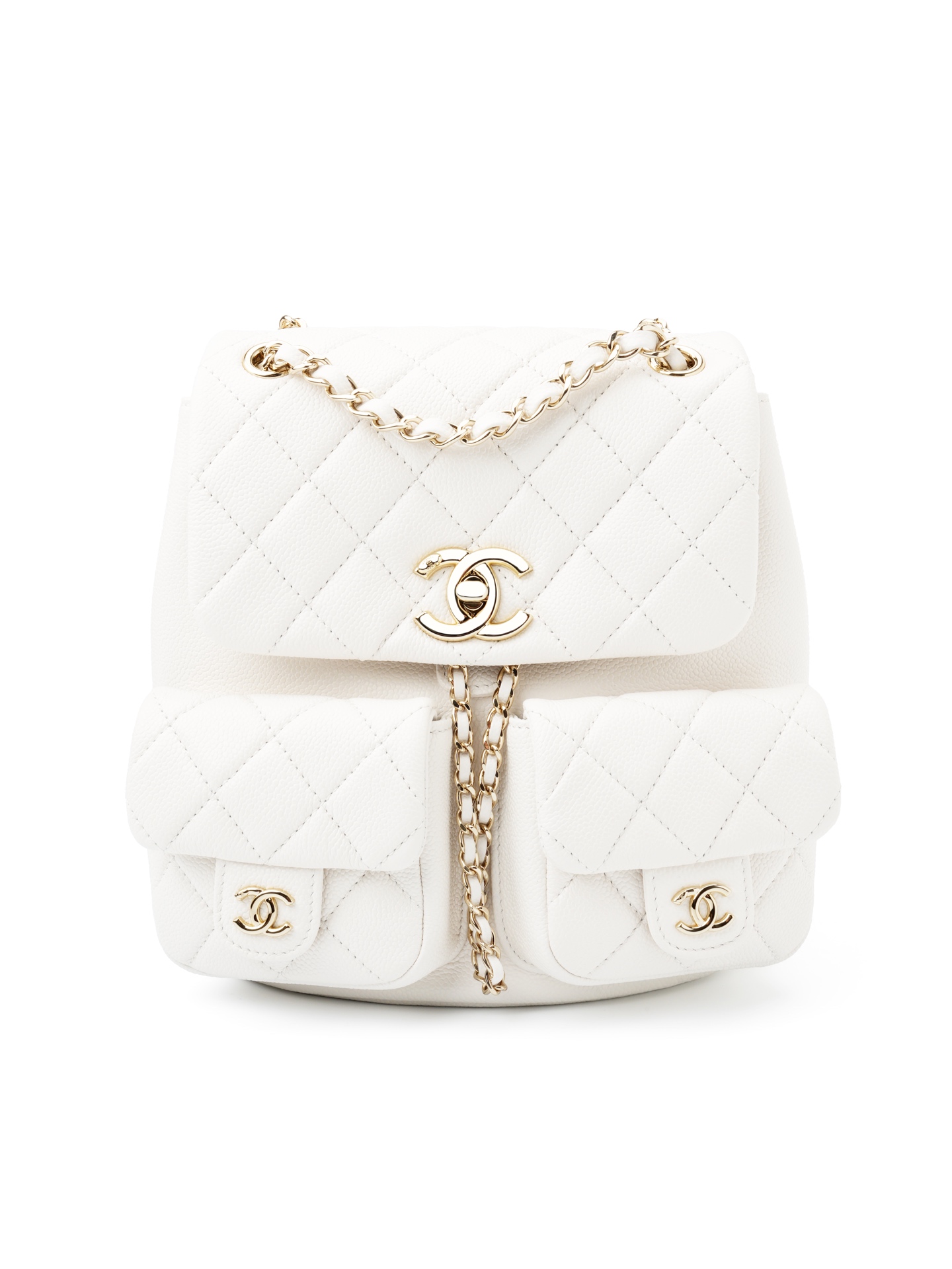 24A Duma Frog Medium Backpack & White