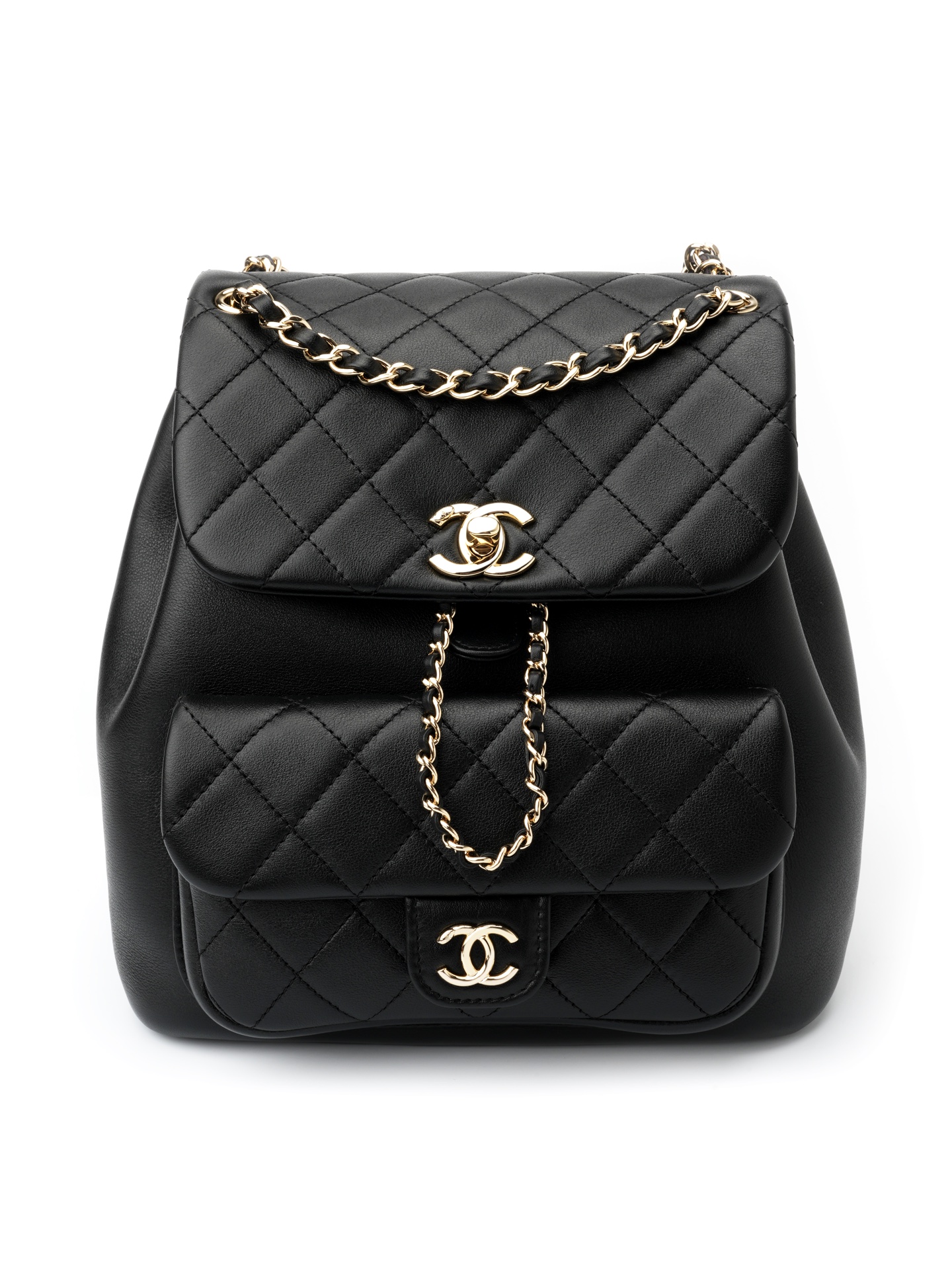 Chane1 24P Duma Large & Black Double Shoulder Backpack