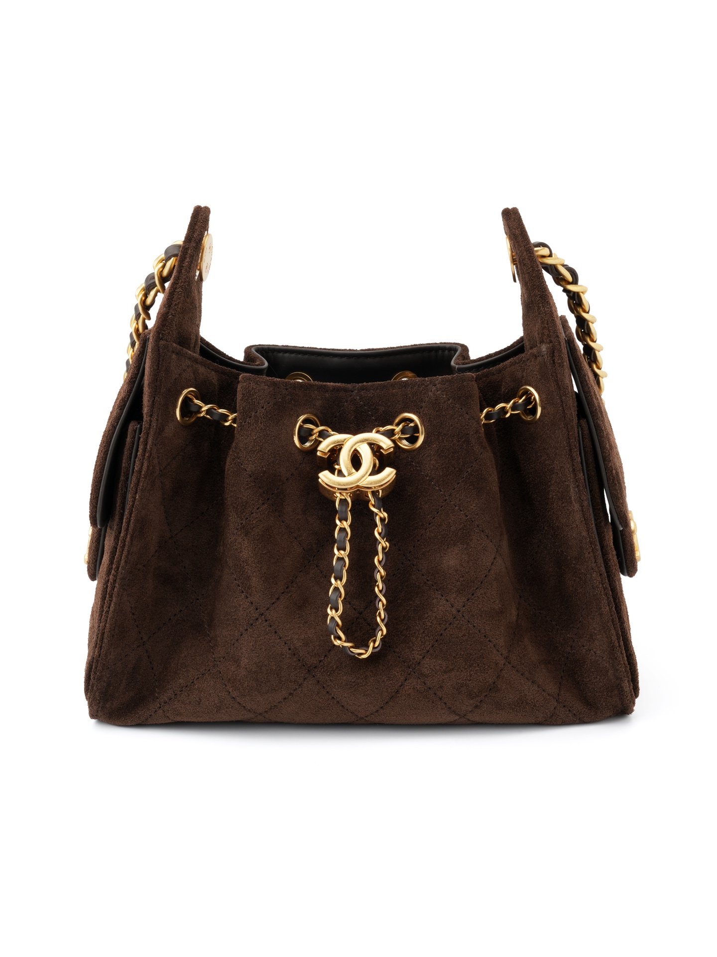 25Bag Mini Suede & Dark Brown