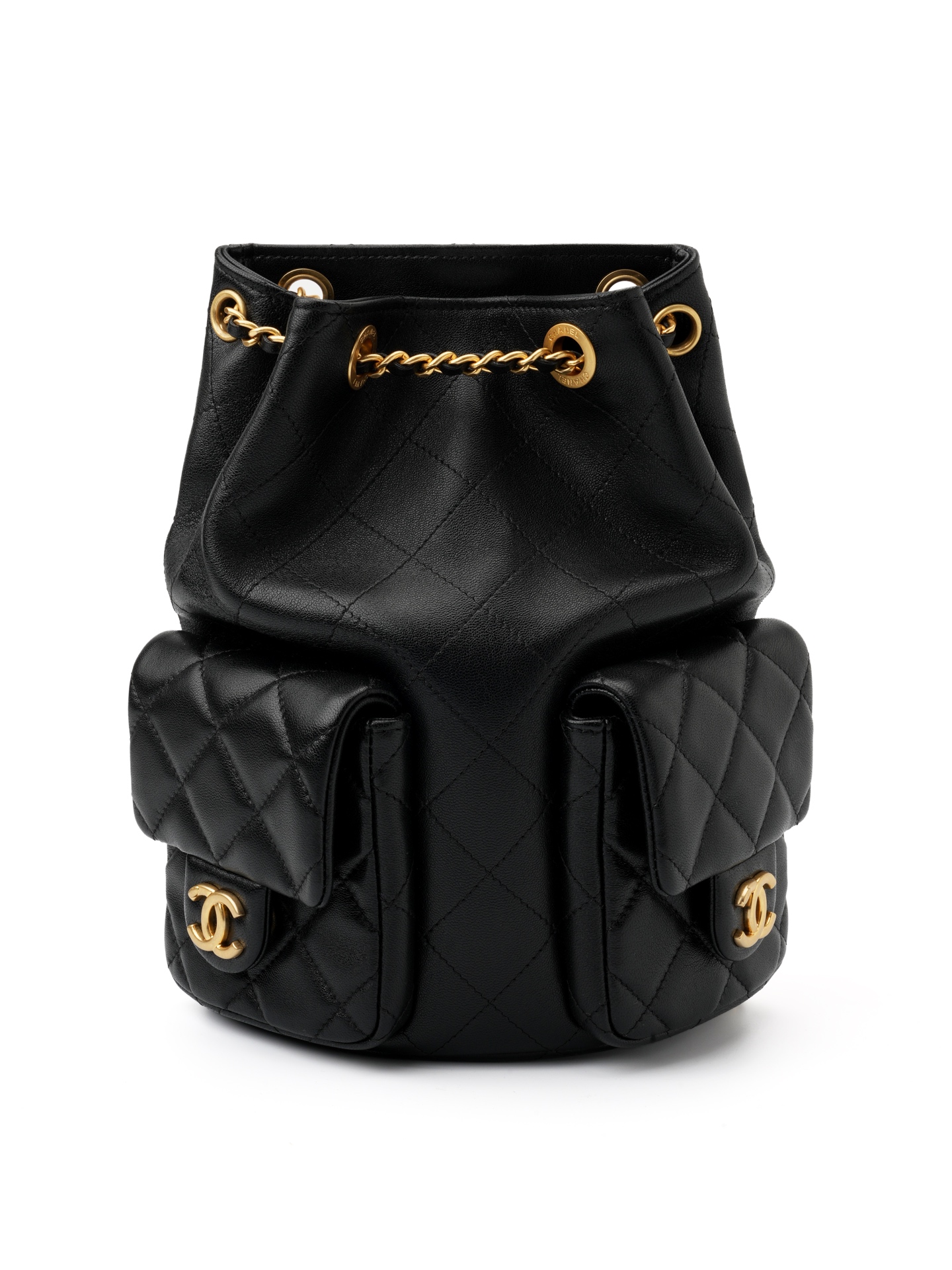 25C Black Gold Drawstring & Backpack