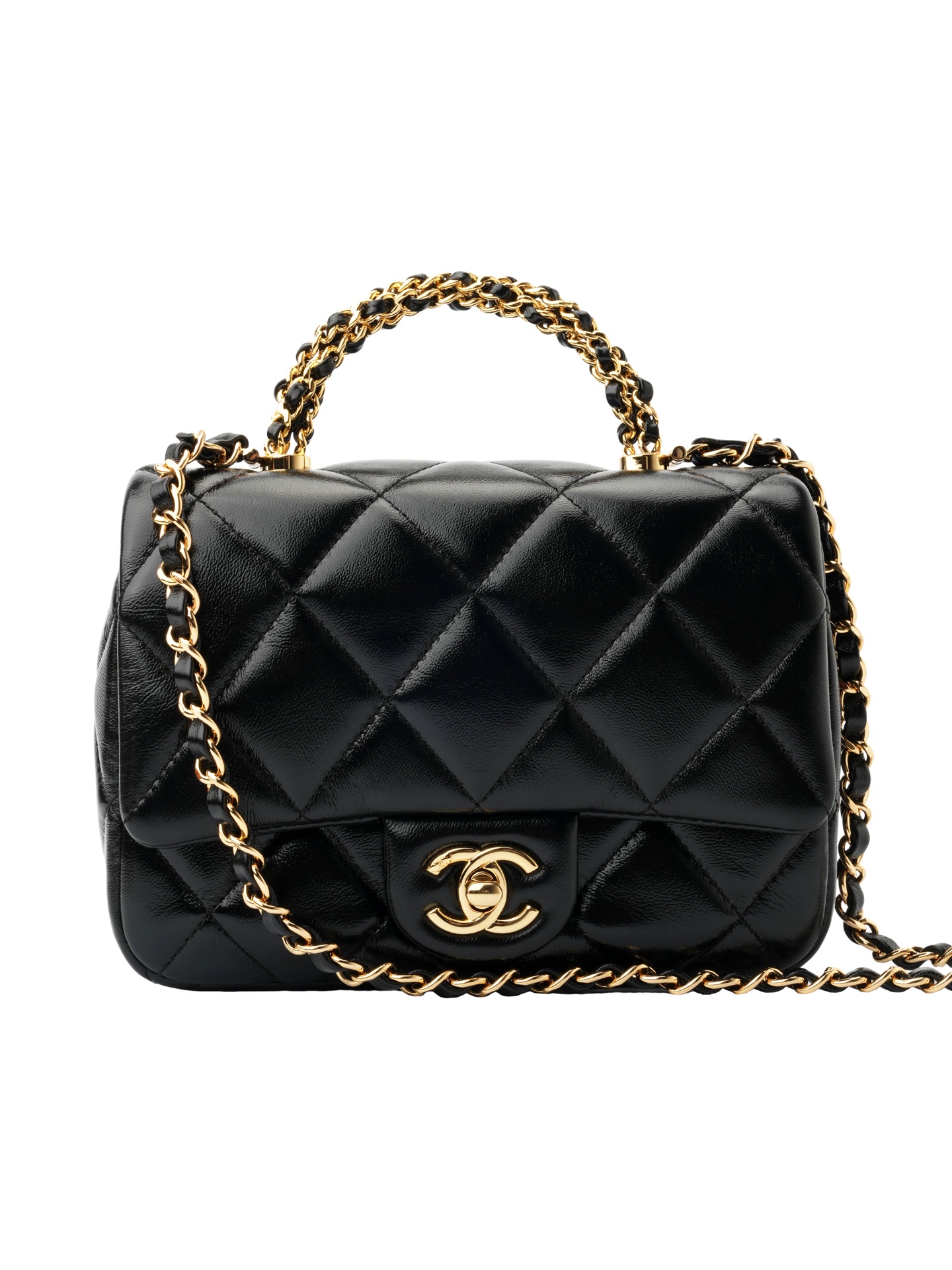 24B Braided Black Handle Bag & Small Size