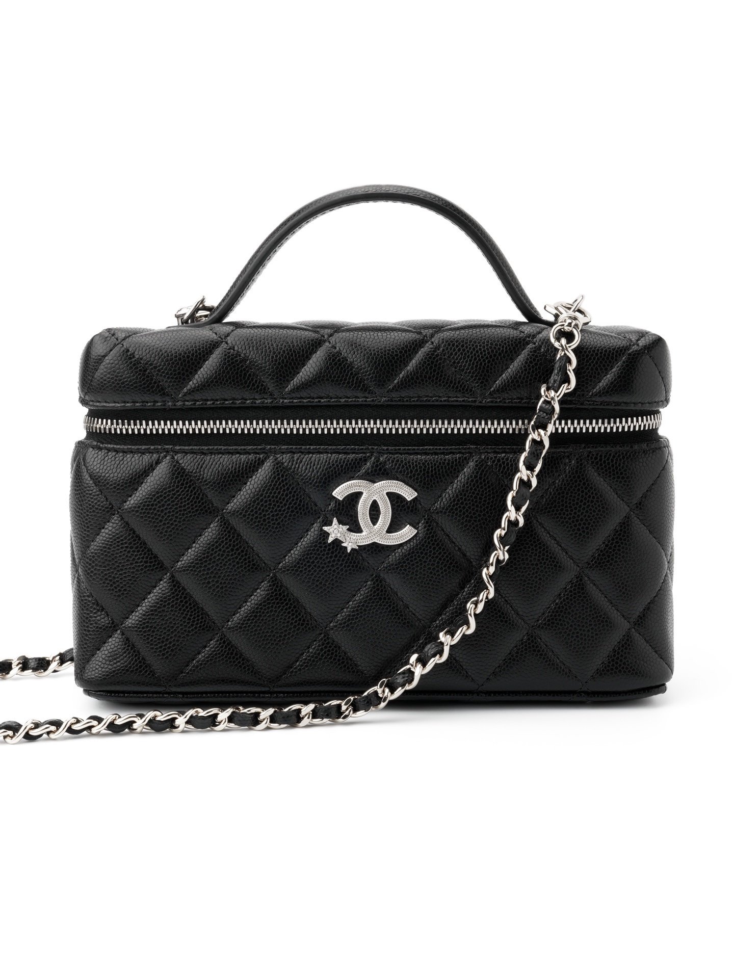 25B Star Lunch Box Bag & Black Silver