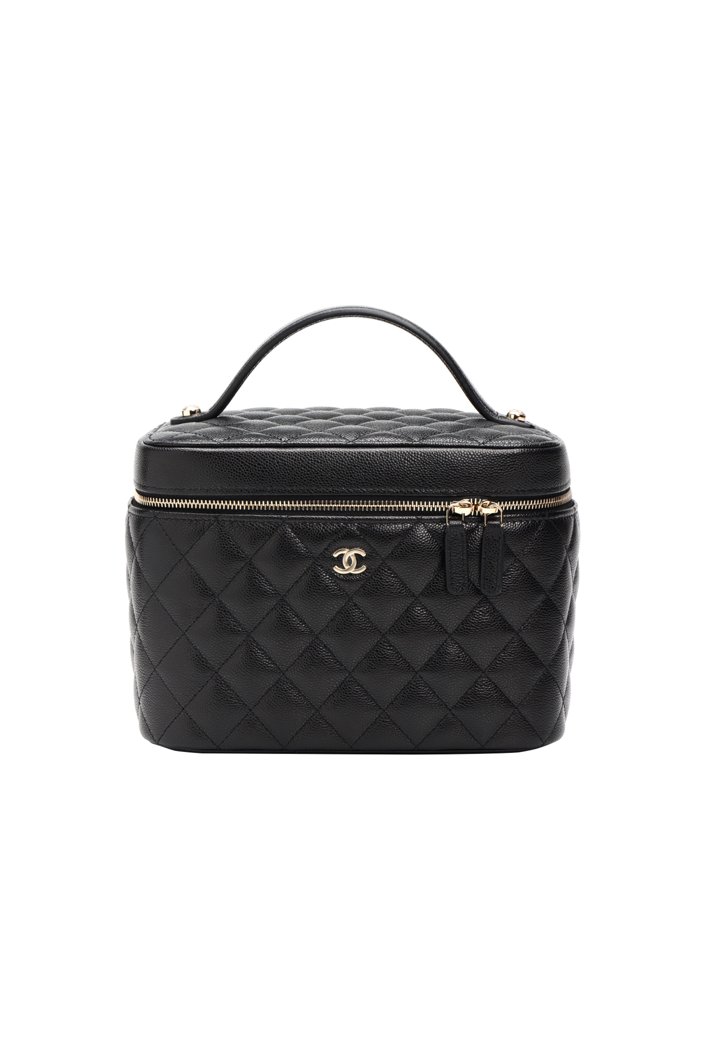 Makeup Bag & Black Gold