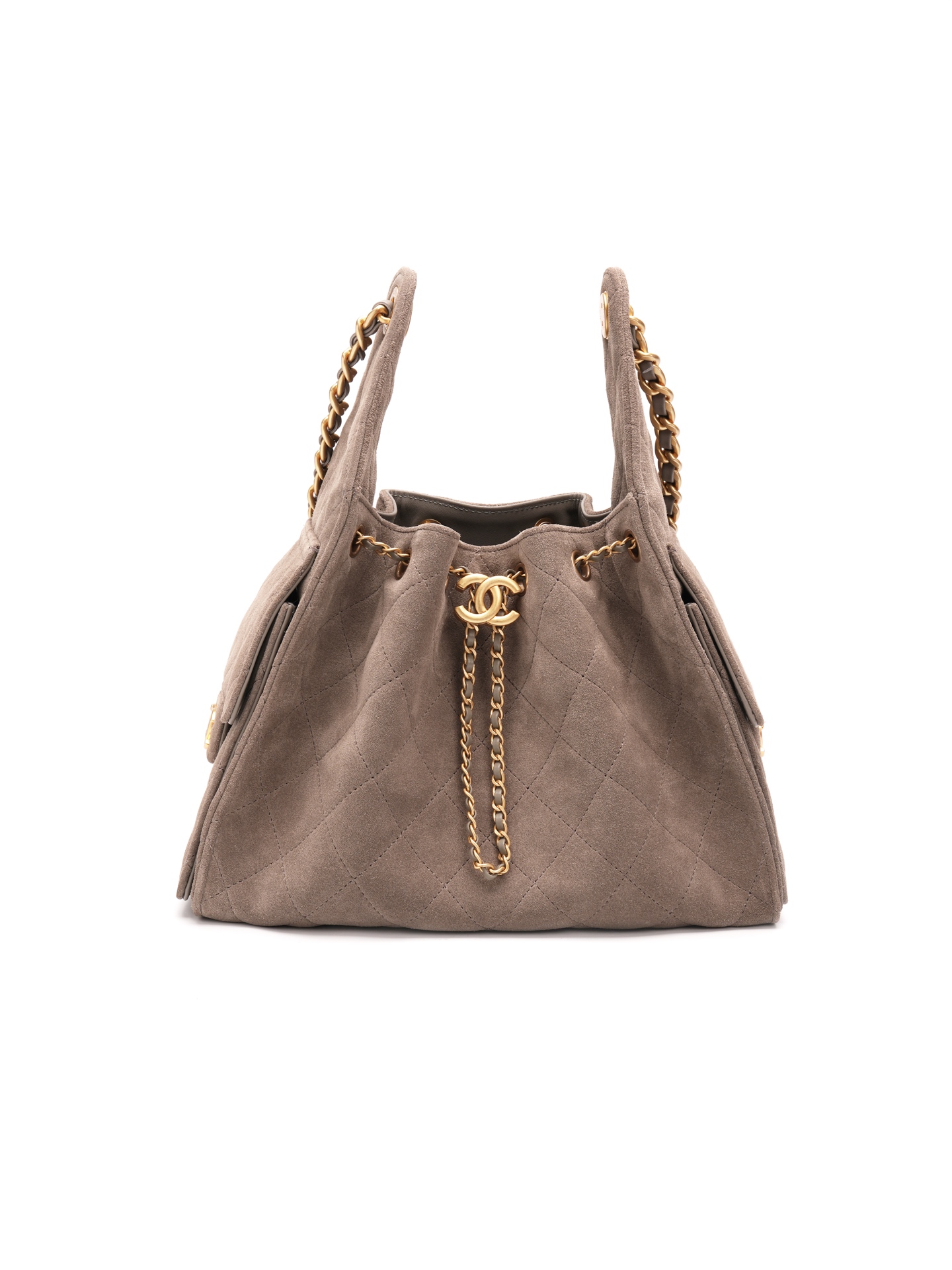 25C Suede Gray Hobo & Small Size