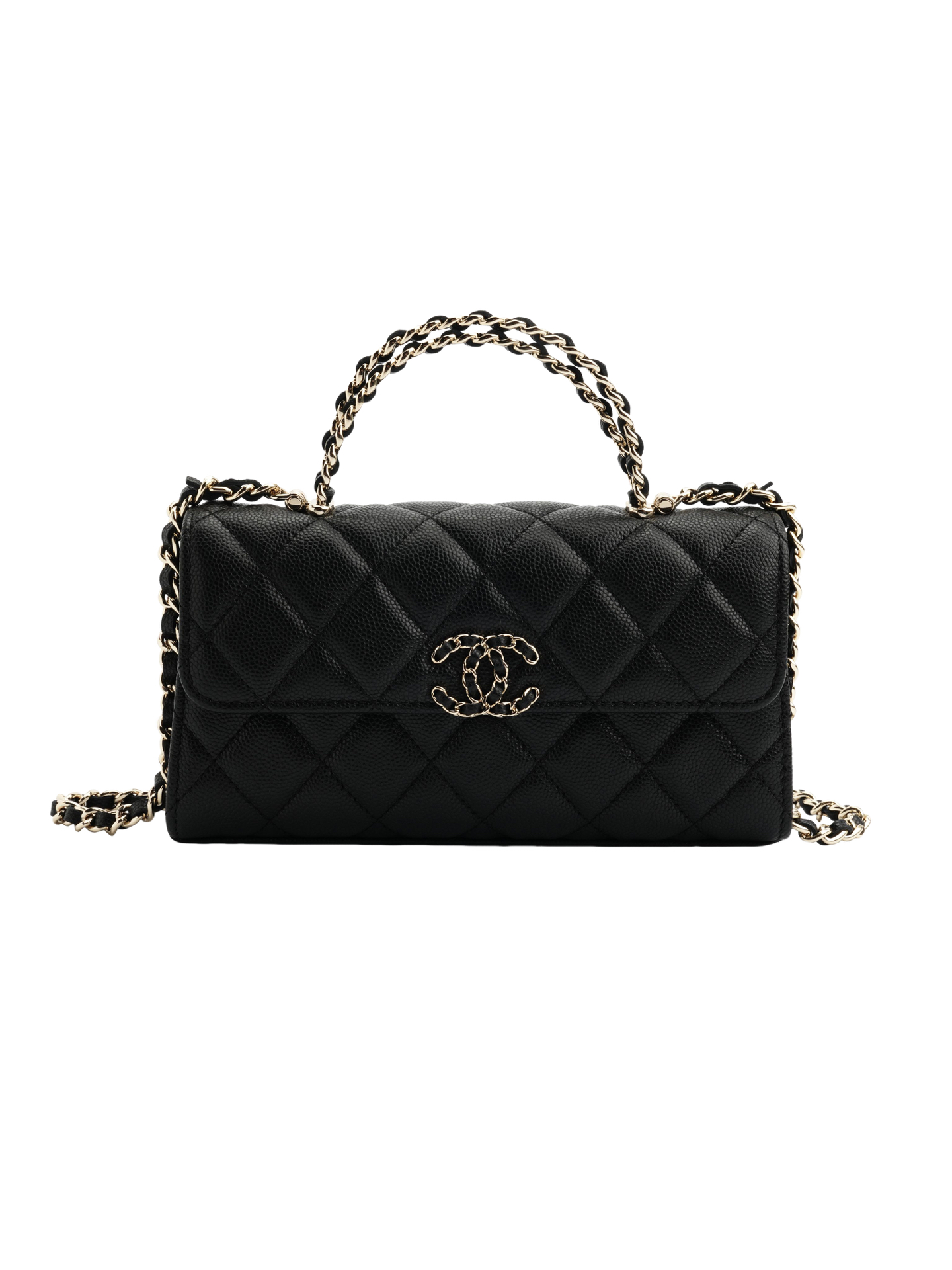 25S Mini Kelly Horizontal & Black Gold