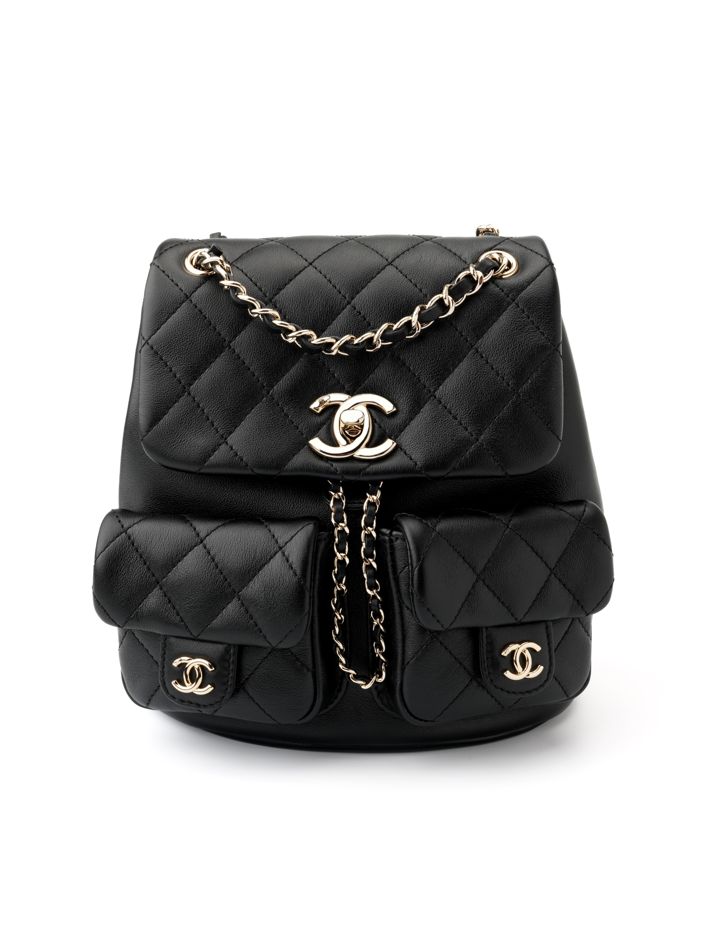 24A Duma Medium Frog Backpack & Black